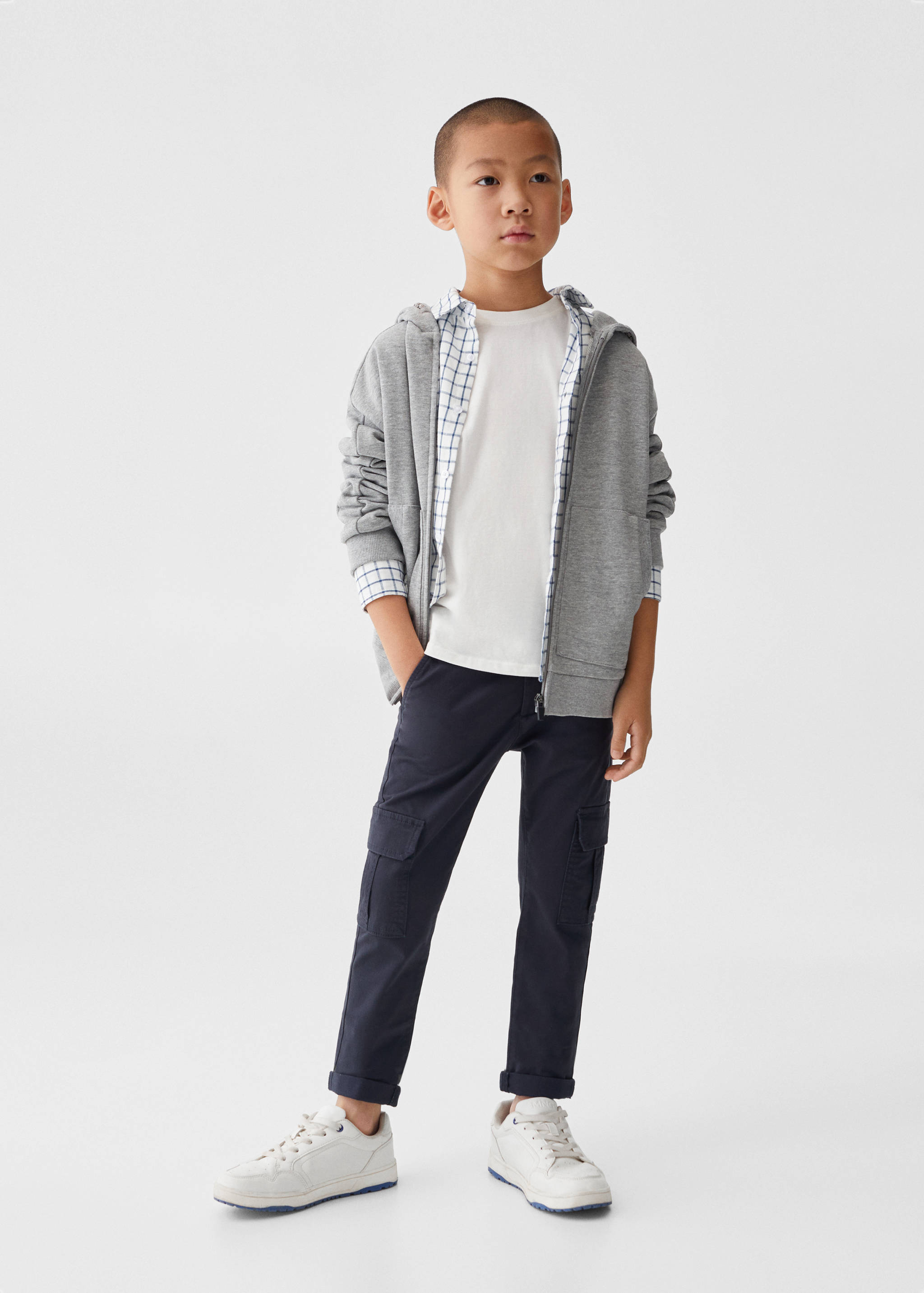 Pantalon cargo coton - Plan général