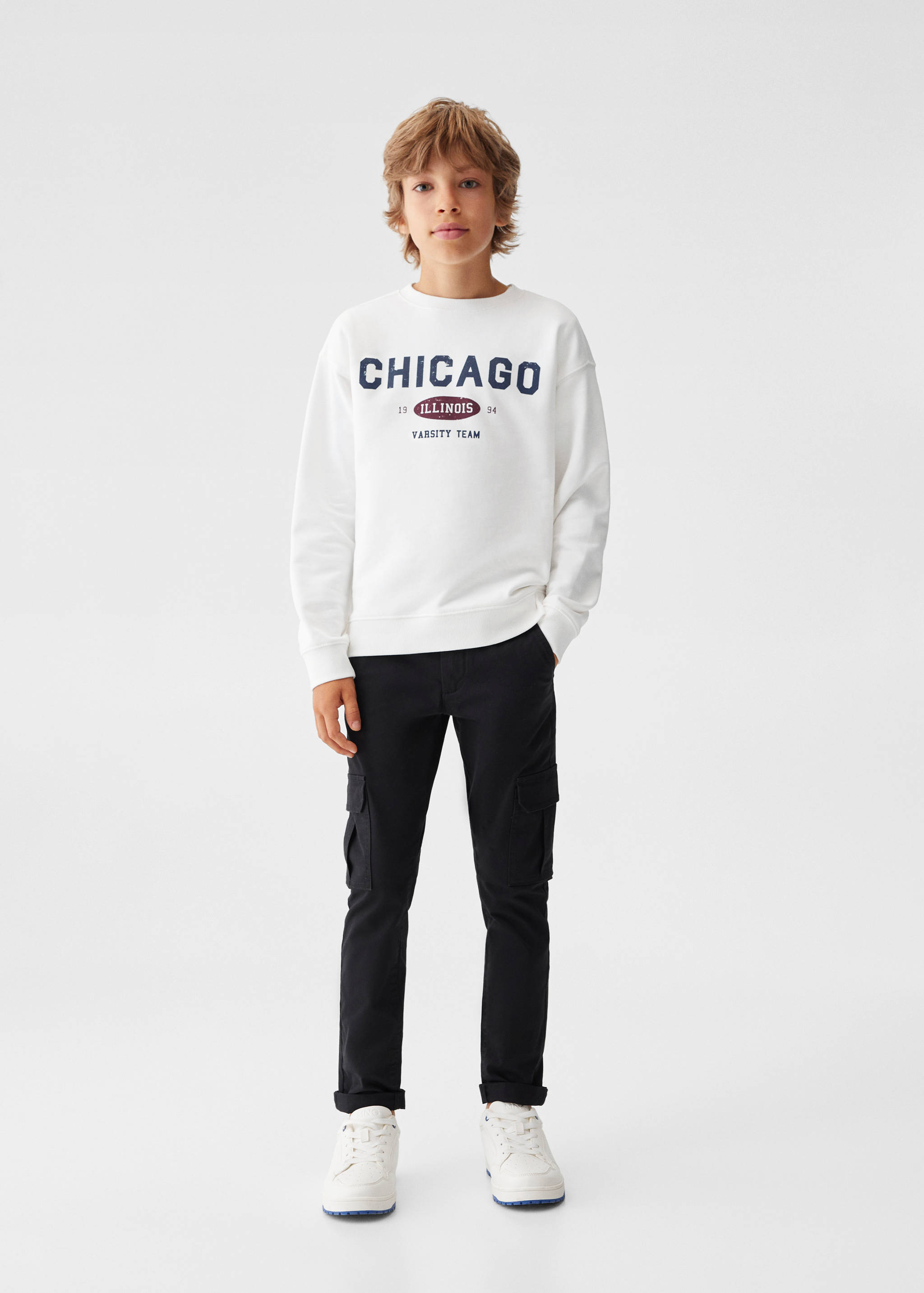 Pantalon cargo coton - Plan général