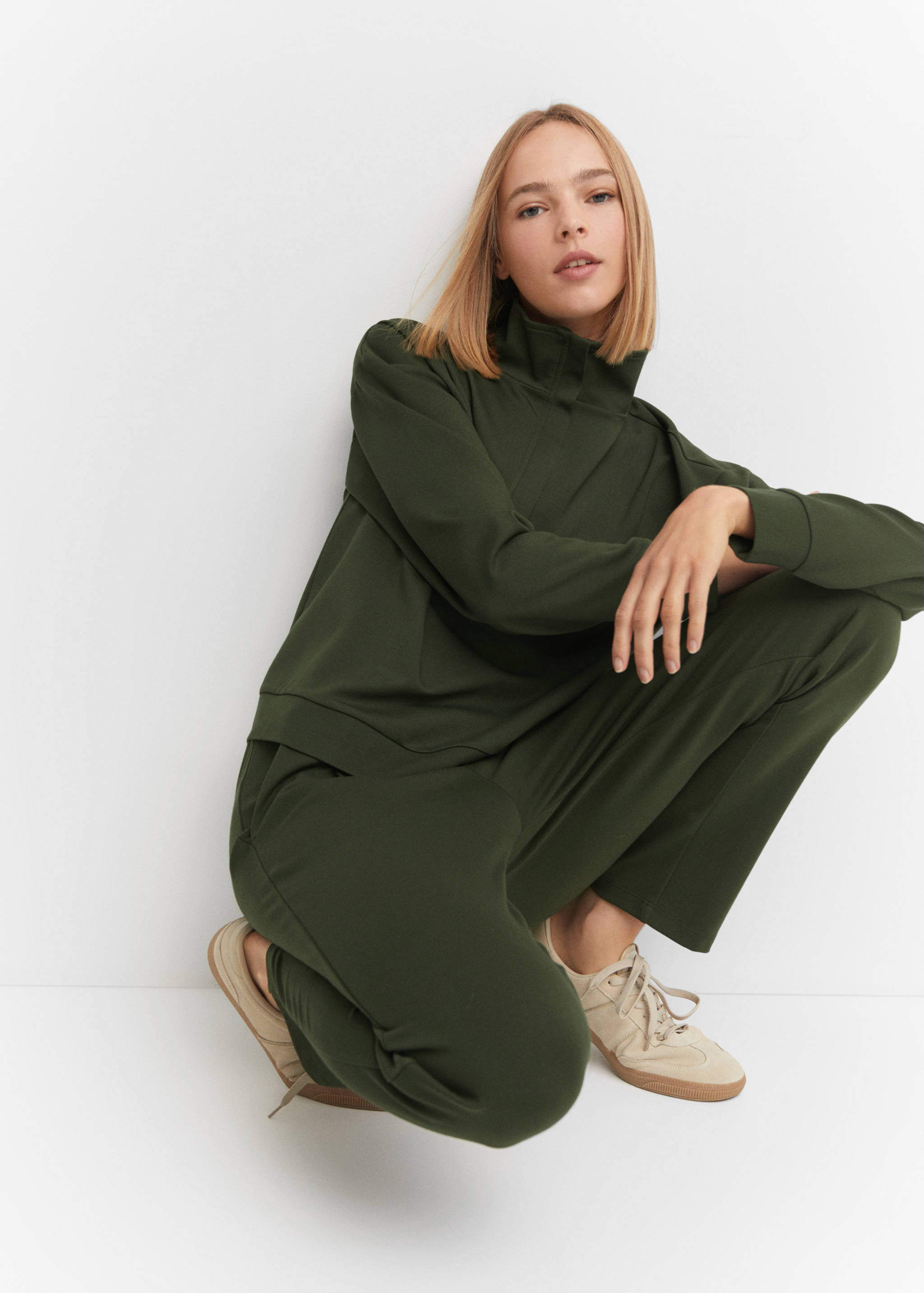 Sweatshirt met opstaande kraag met rits - Detail van het artikel 2