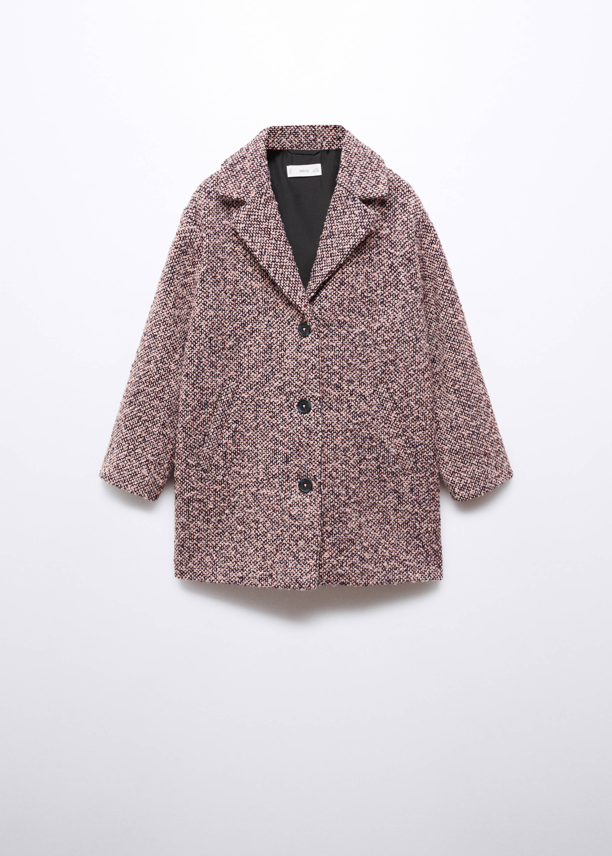 Manteau chiné revers - Article sans modèle