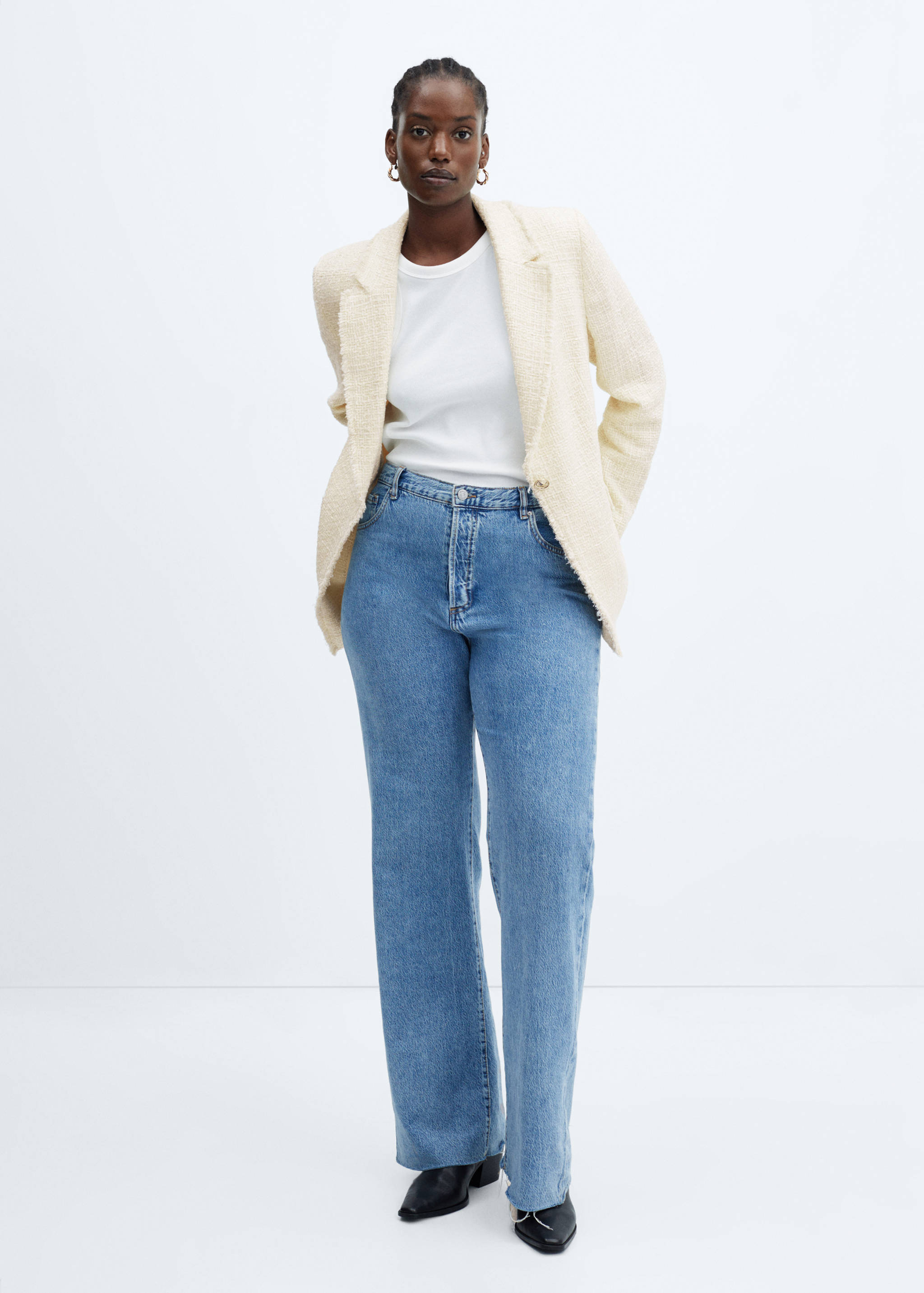 Veste tweed bouton bijou - Détail de l'article 3