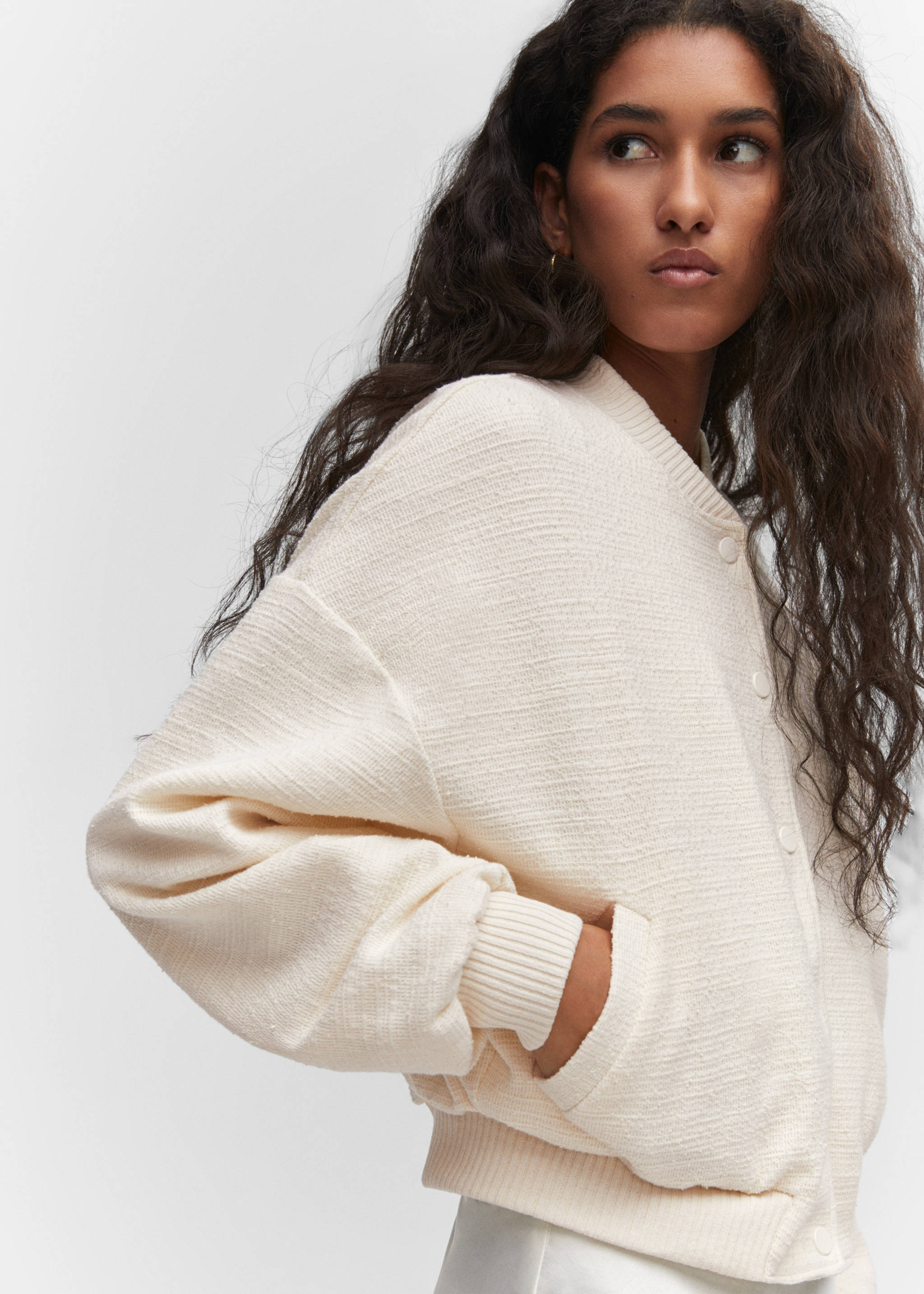 Chaqueta bomber tweed - Detalle del artículo 1