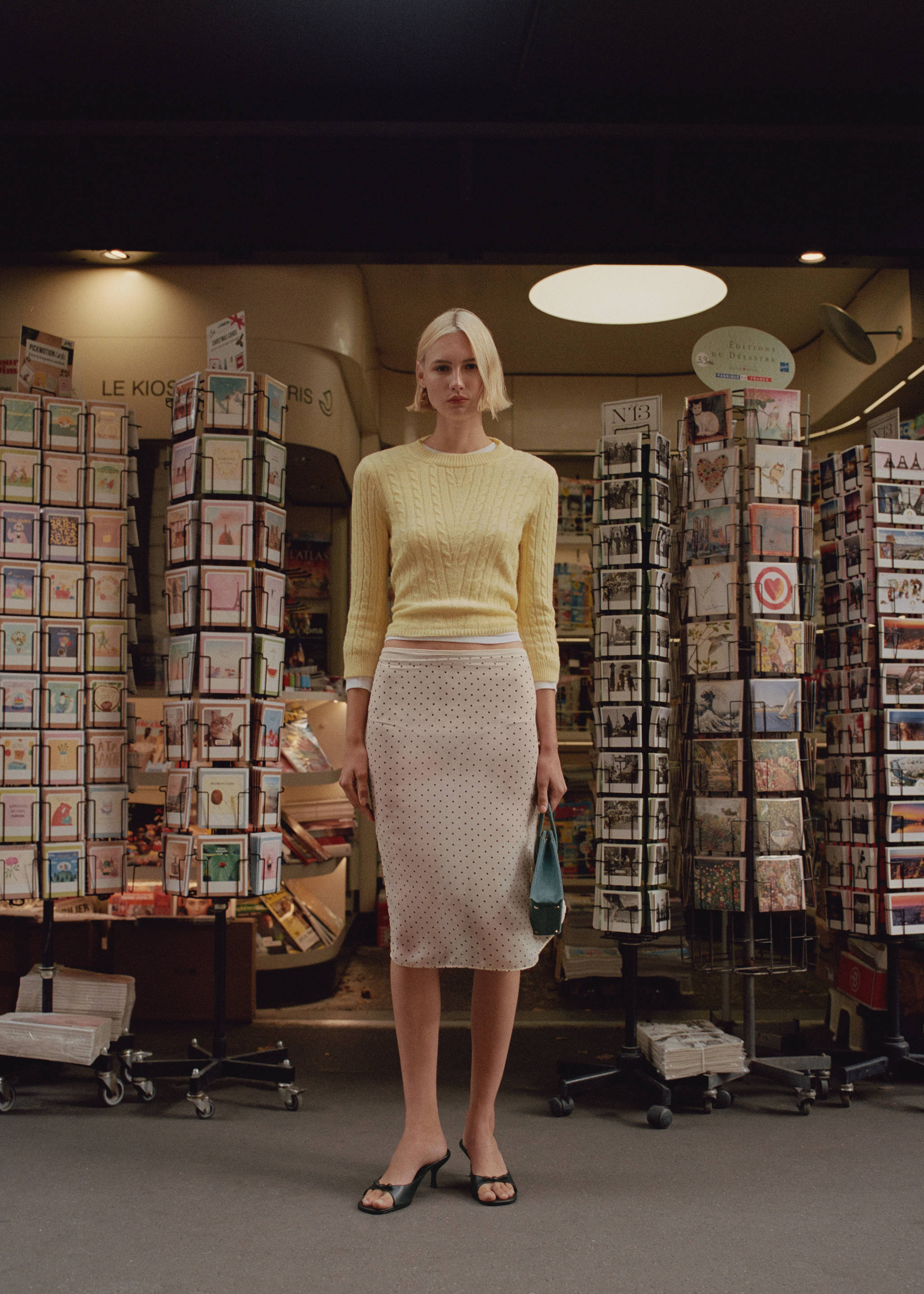 Полупрозрачная юбка в горошек - Деталь изделия 7