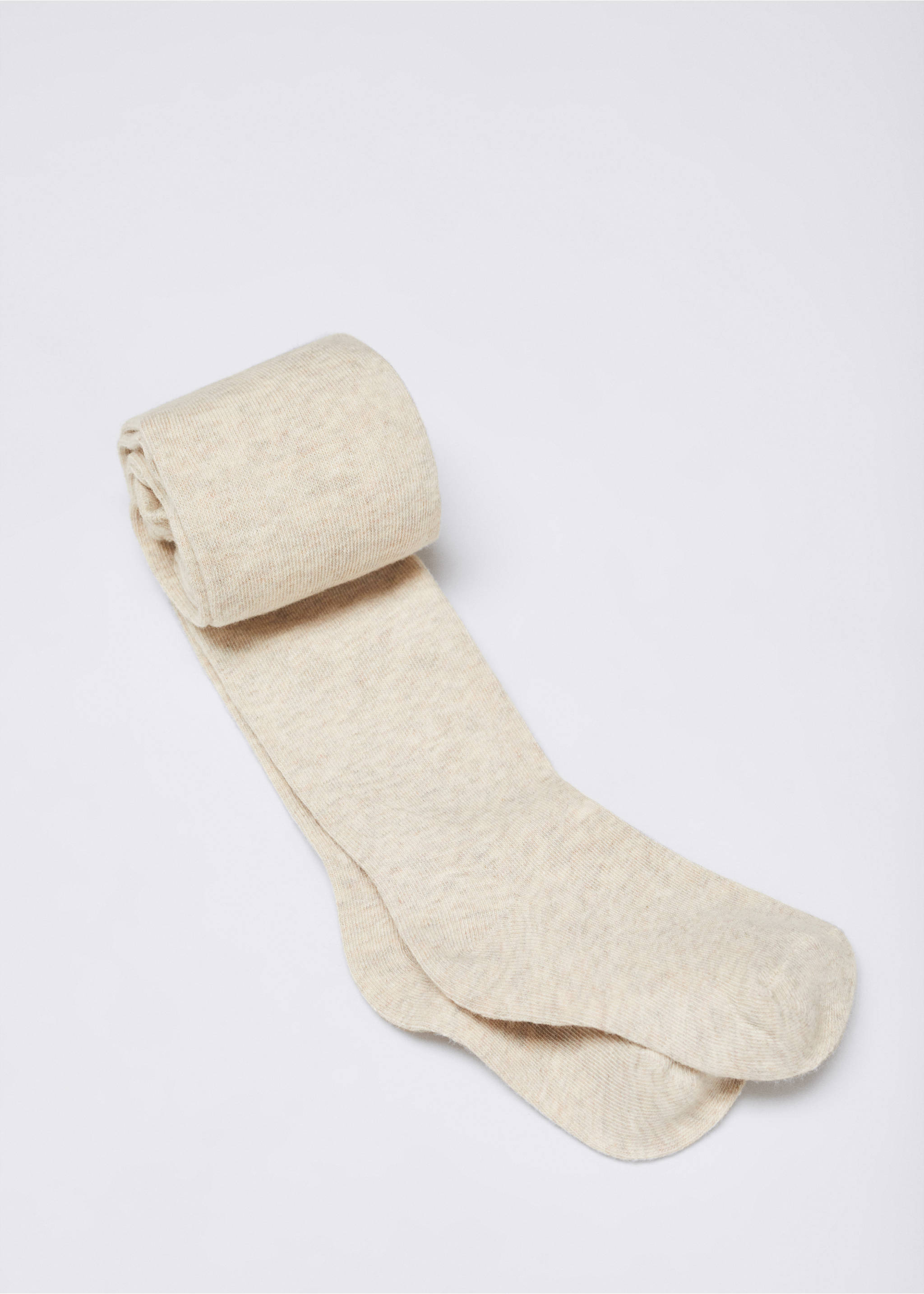 Колготки из хлопка - Деталь изделия 0, Песочный. Ref: 57074765-00.