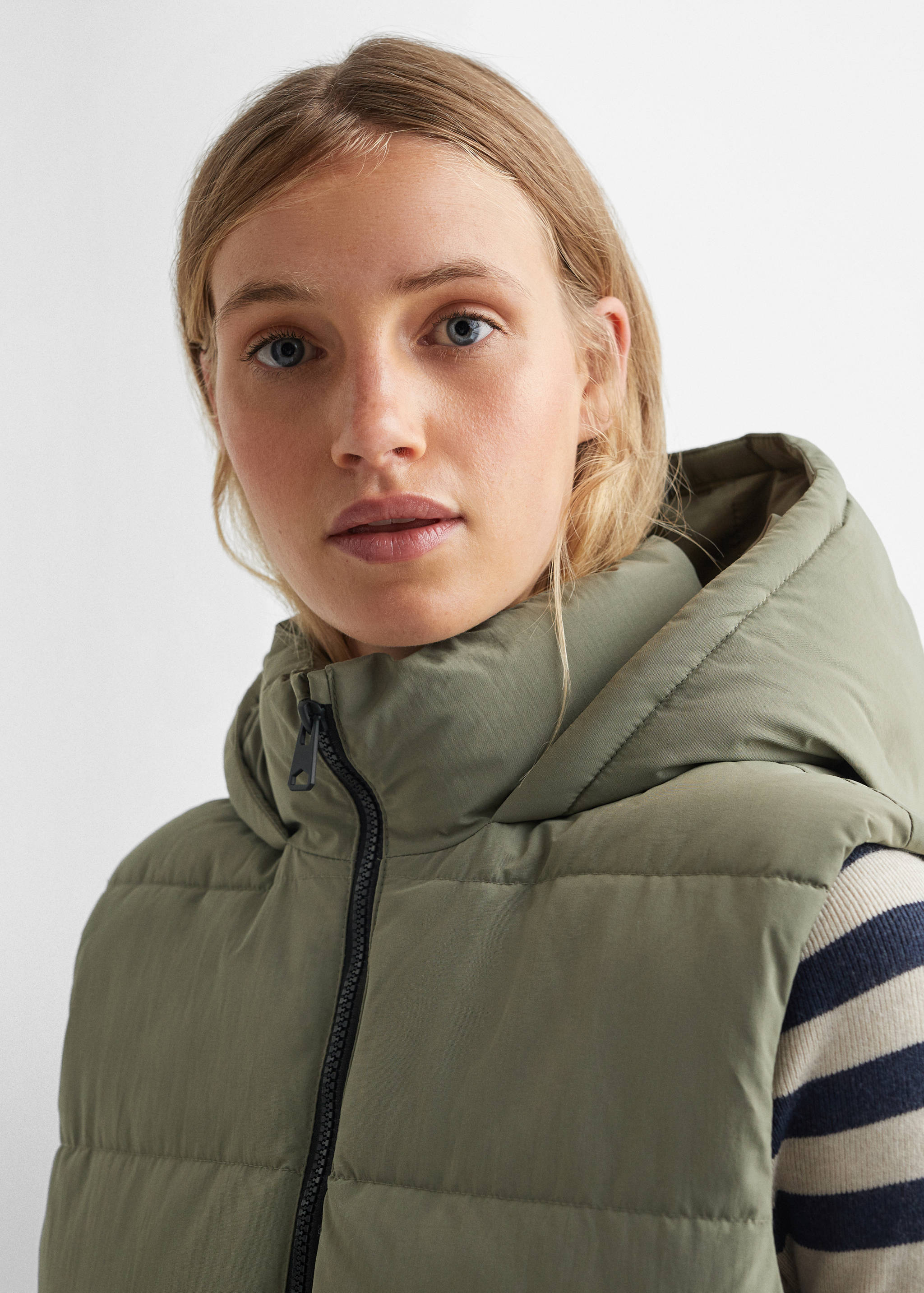 Chaleco acolchado largo - Detalle del artículo 1