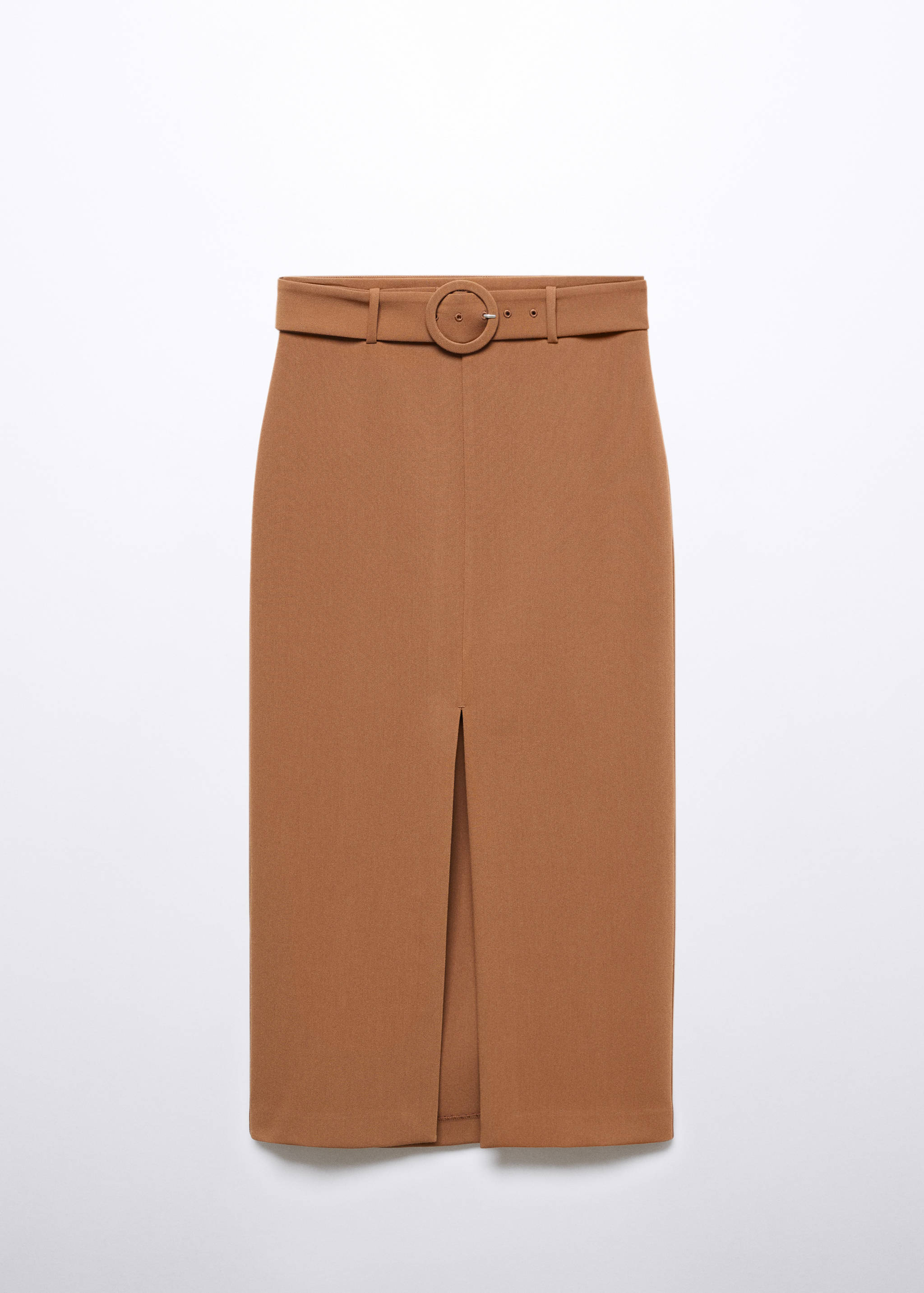 Skirt with slit and belt - Article without model