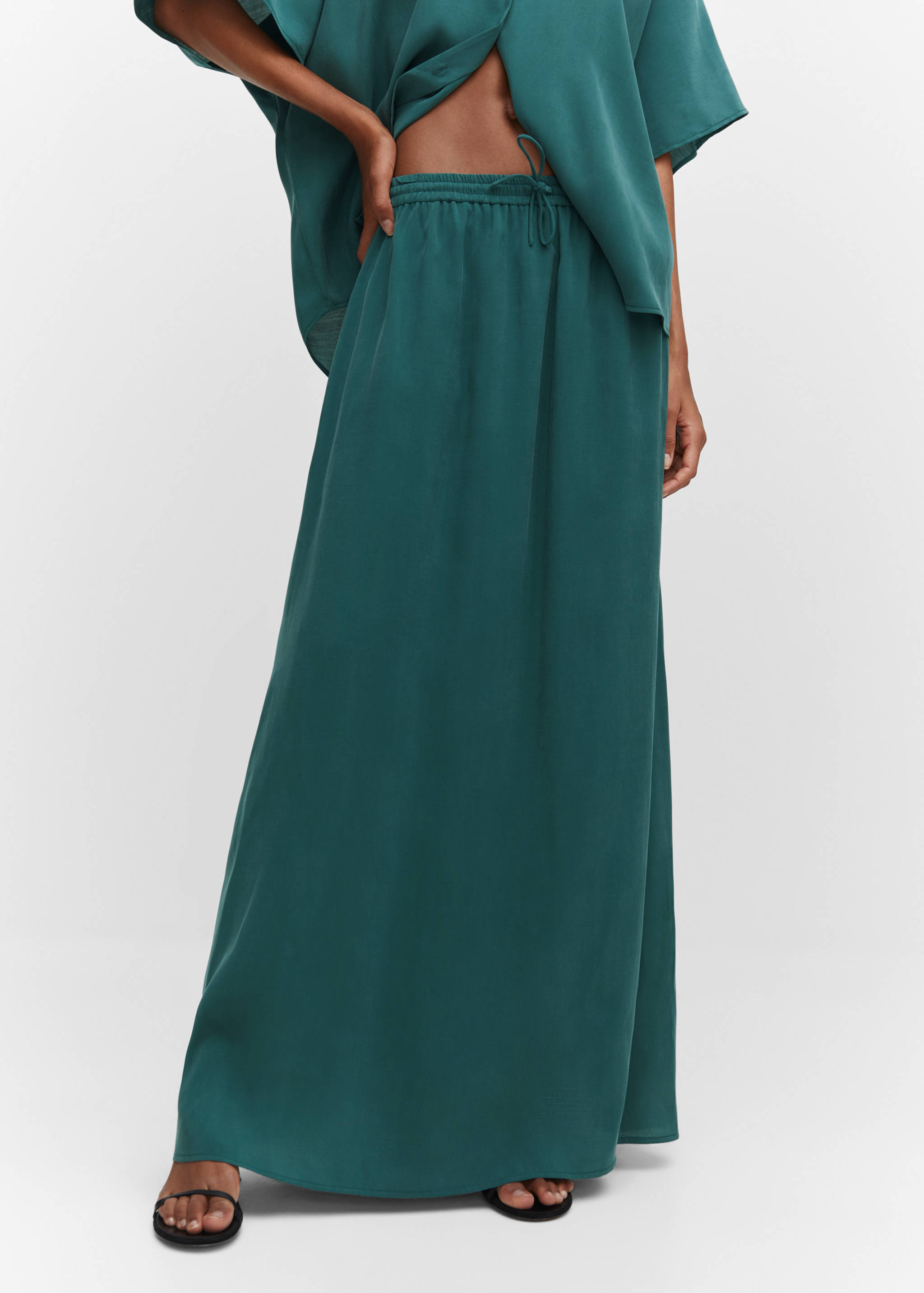 Jupe modal taille élastique - Plan moyen