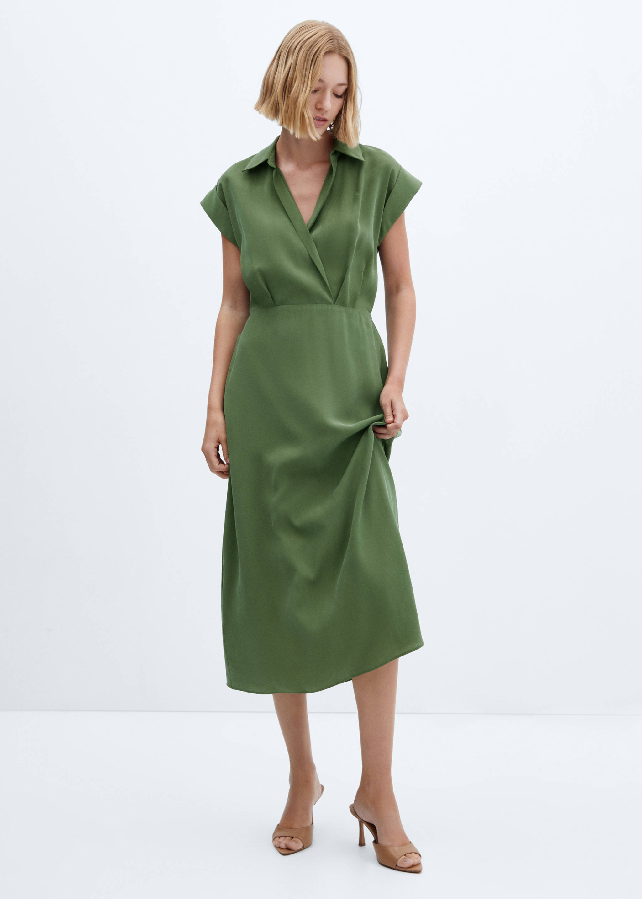 Modal shirt dress - General plane