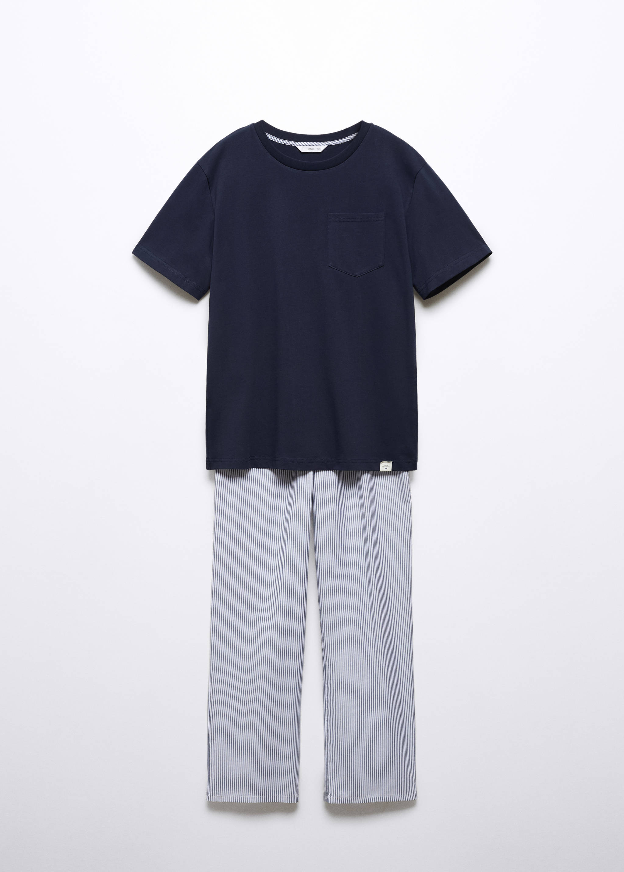 Striped long pyjamas - Article without model