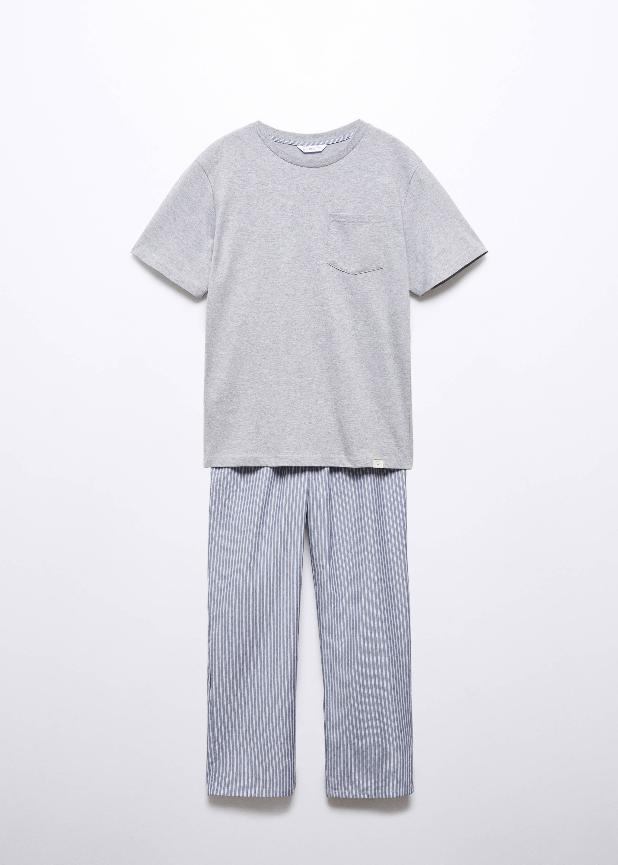 Striped long pyjamas - Article without model