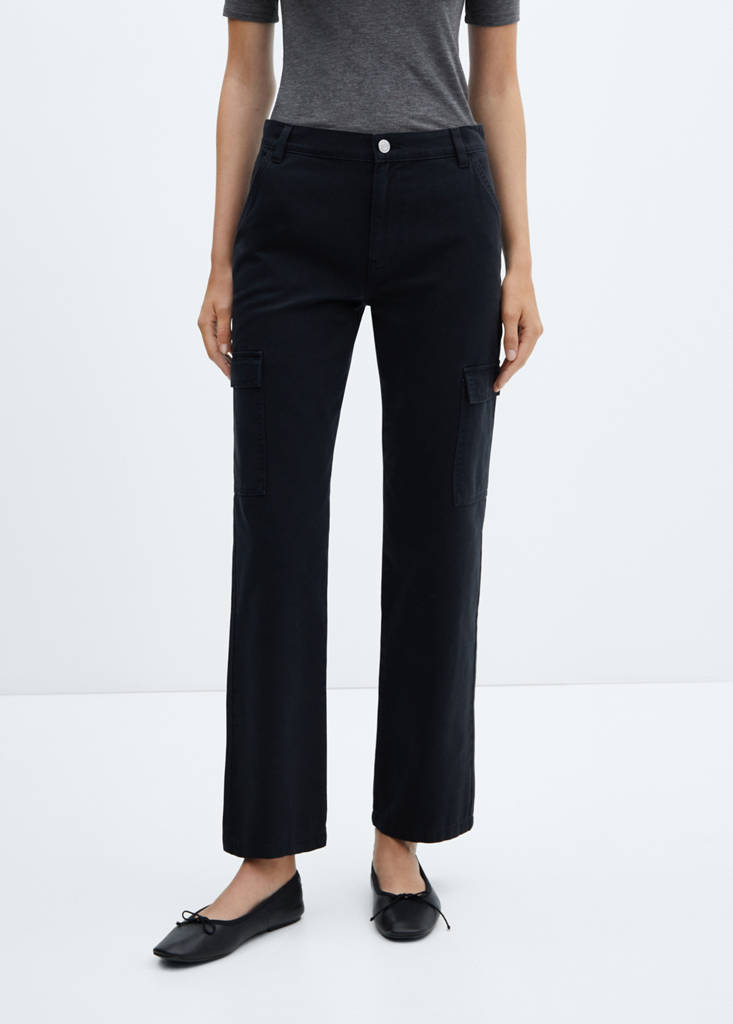 Pocket cargo jeans — Charcoal