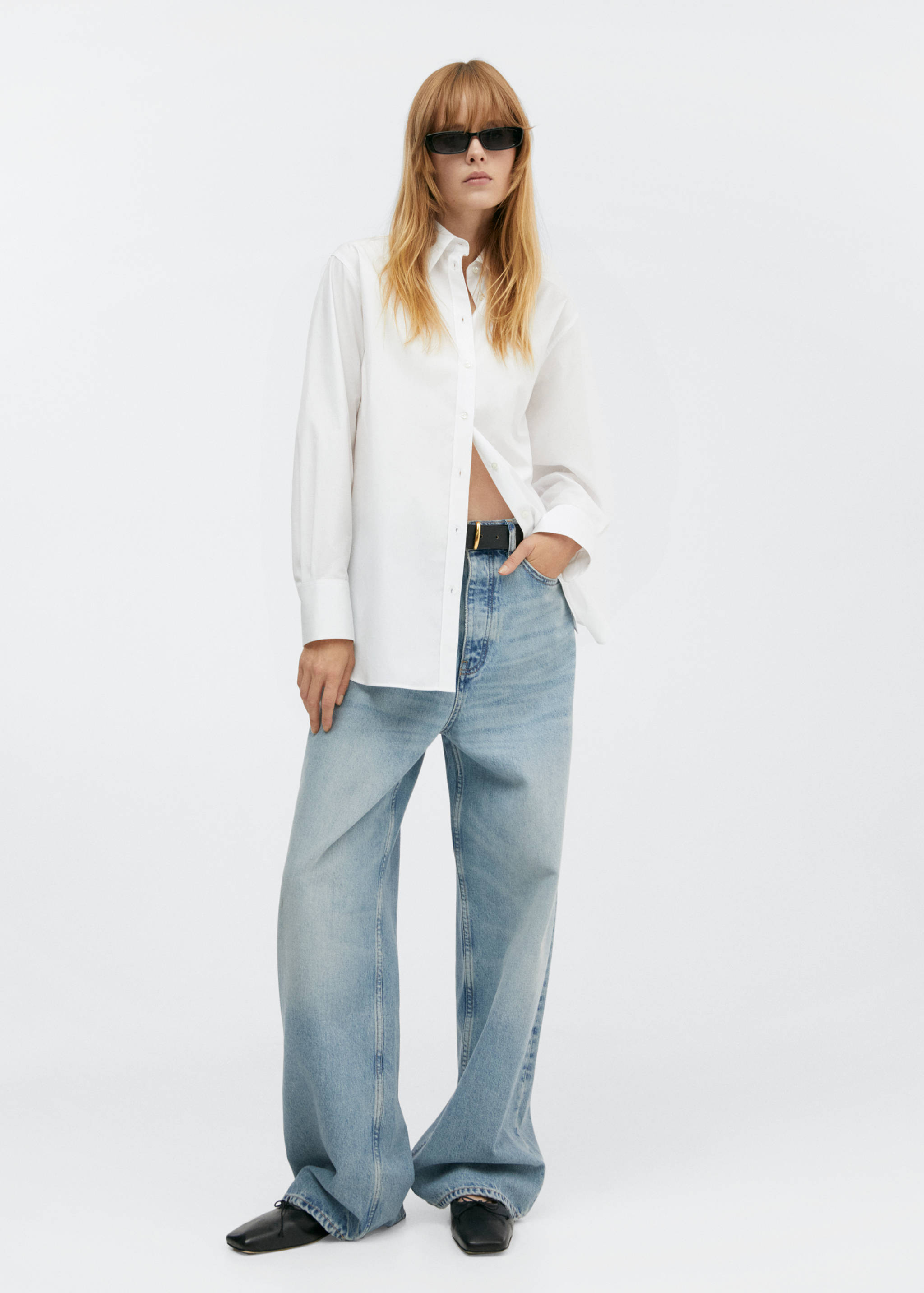 Oversized long shirt - General plane