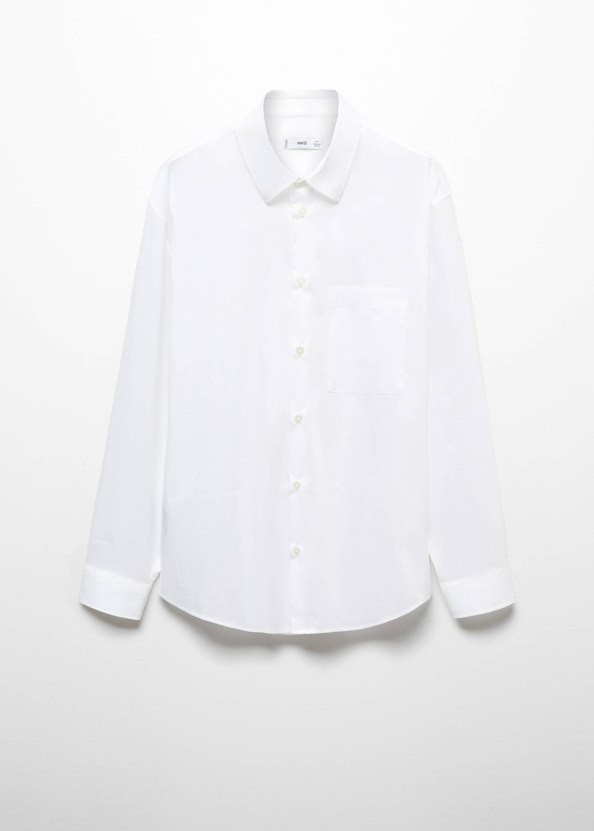 Chemise relaxed-fit coton poche - Article sans modèle