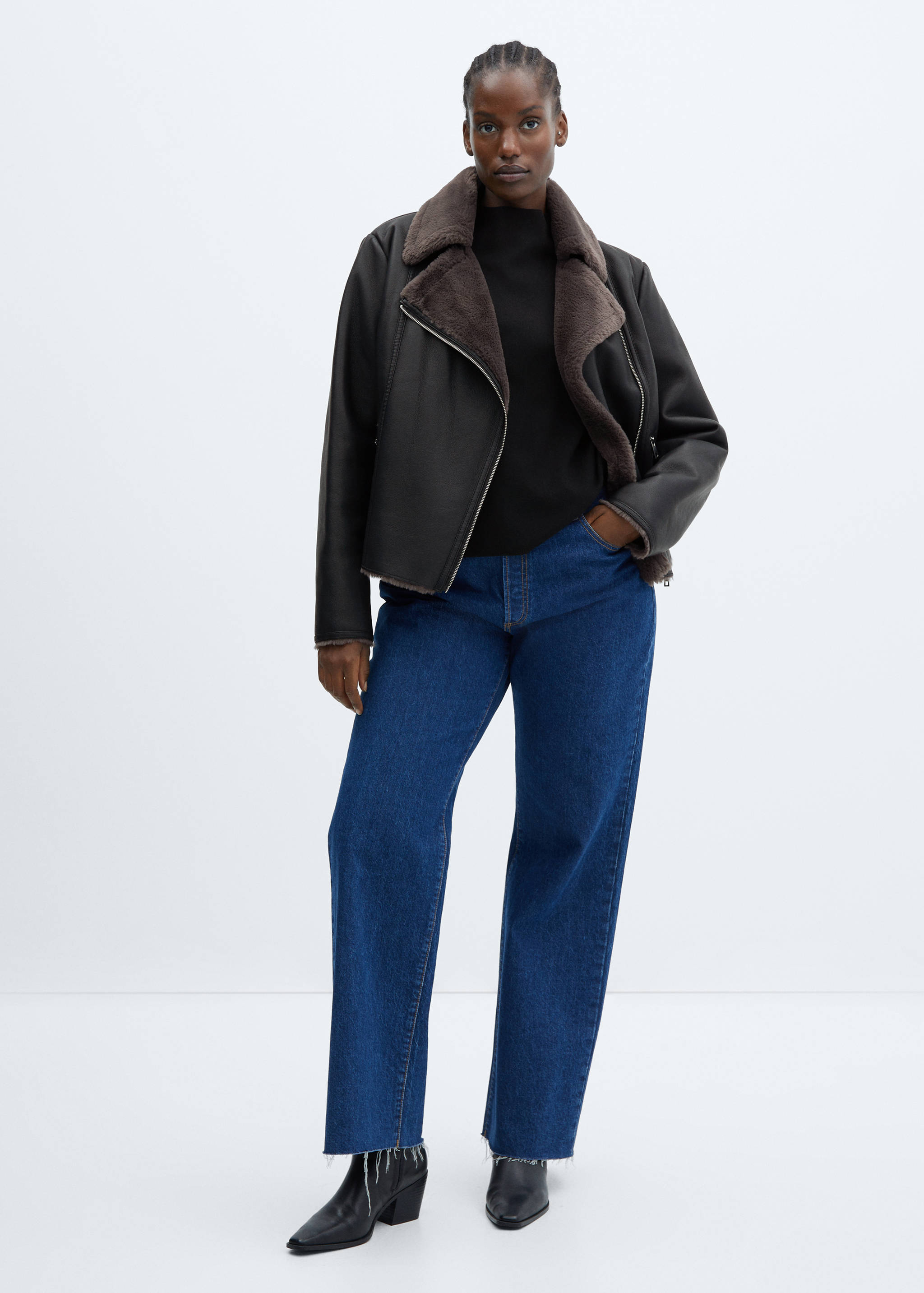 Двусторонняя куртка из искусственной кожи - Деталь изделия 3