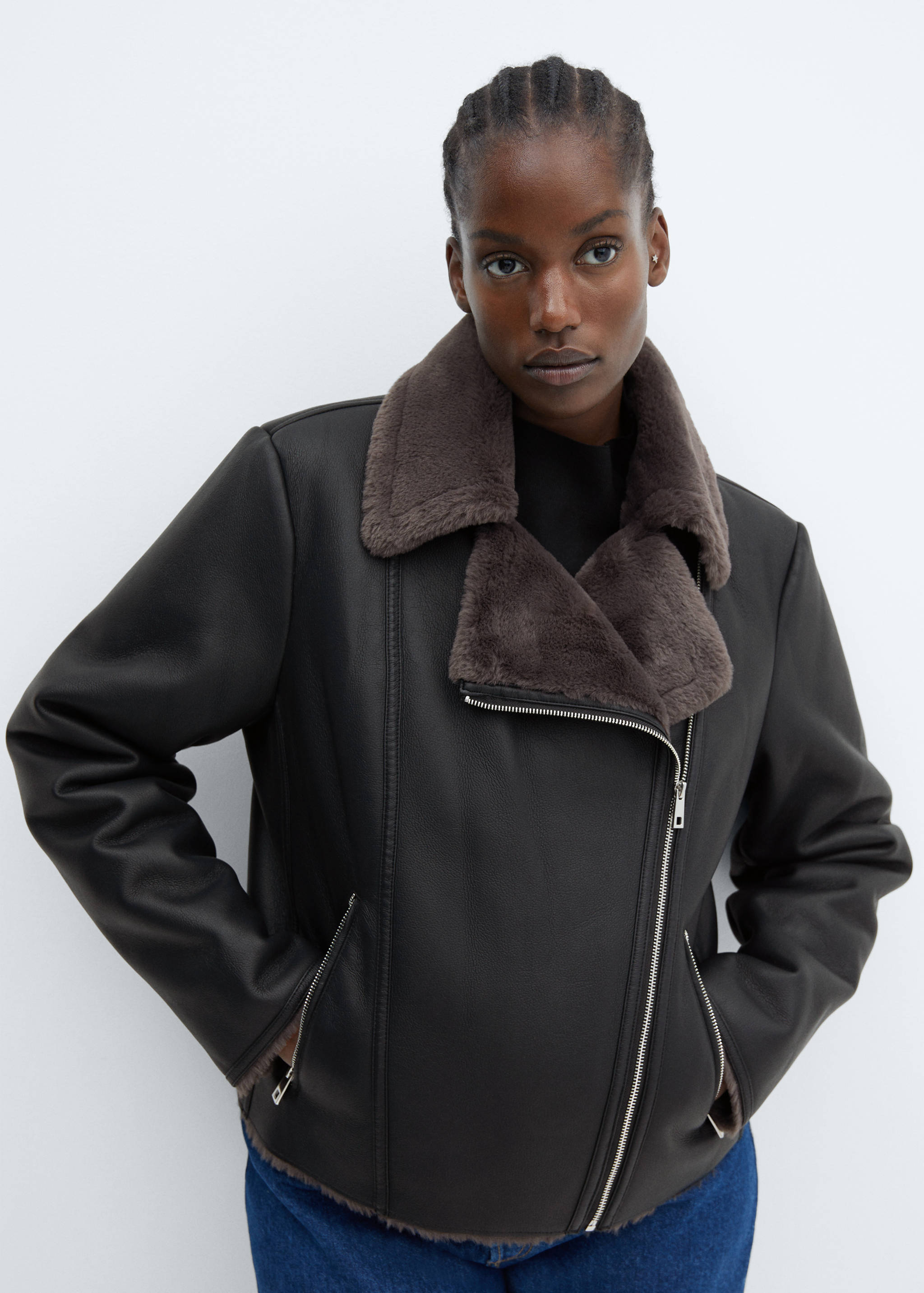 Двусторонняя куртка из искусственной кожи - Деталь изделия 5