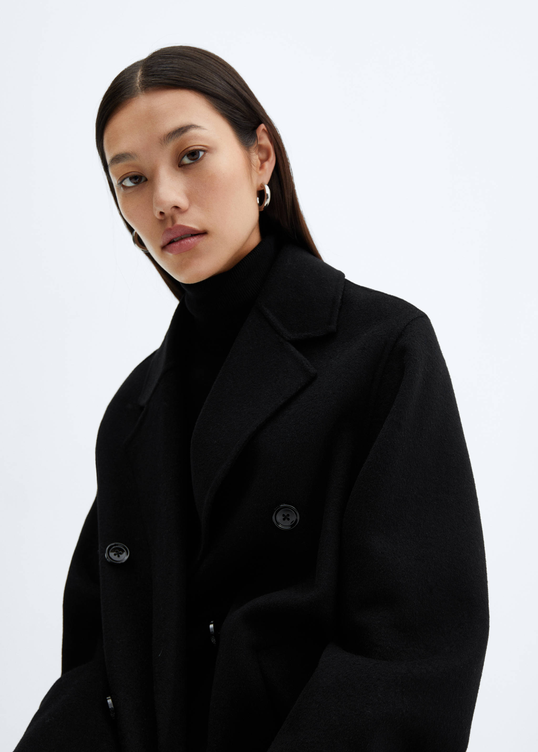 Handmade oversized wool coat - Details of the article 1