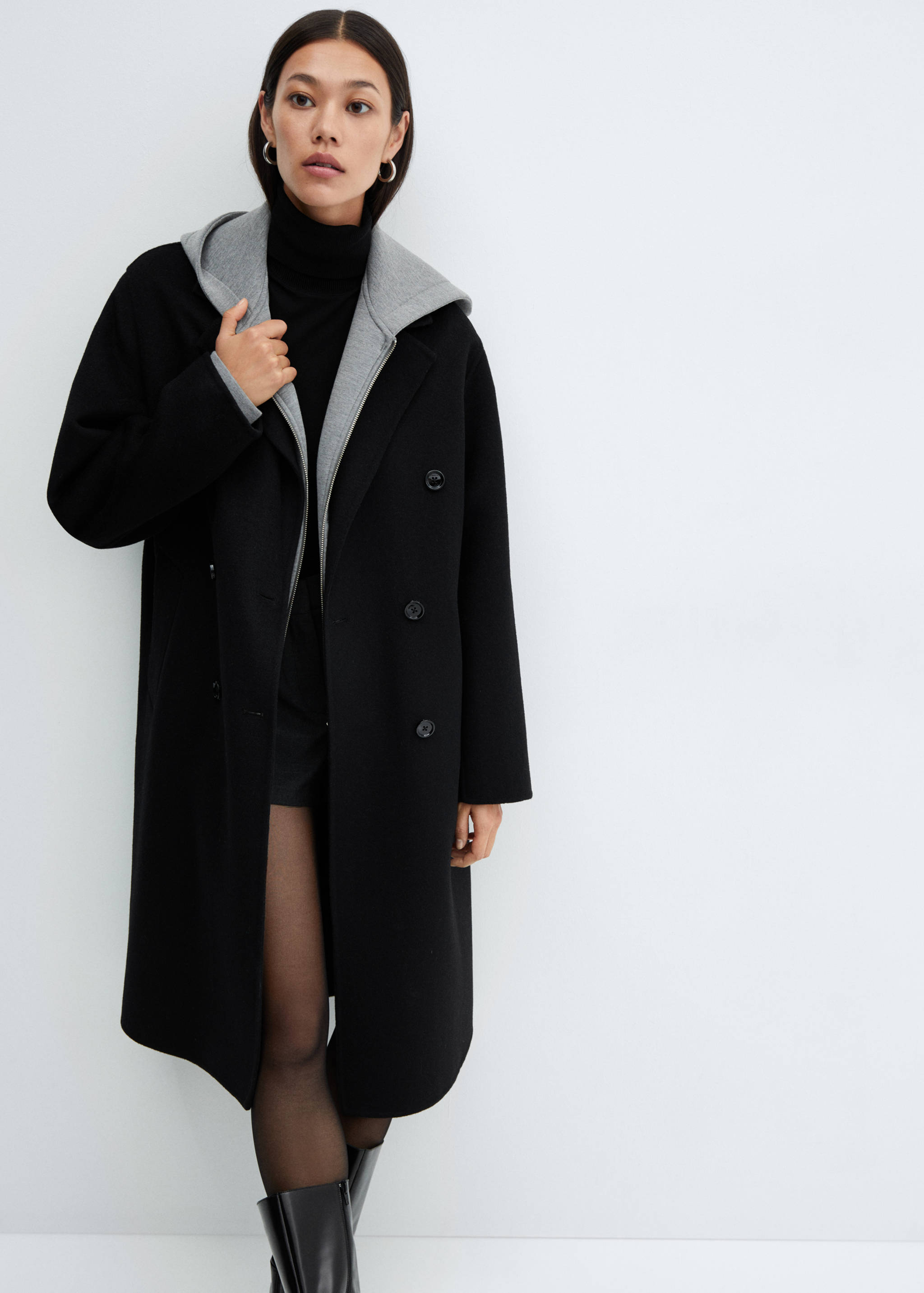 Handmade oversized wool coat - Details of the article 2