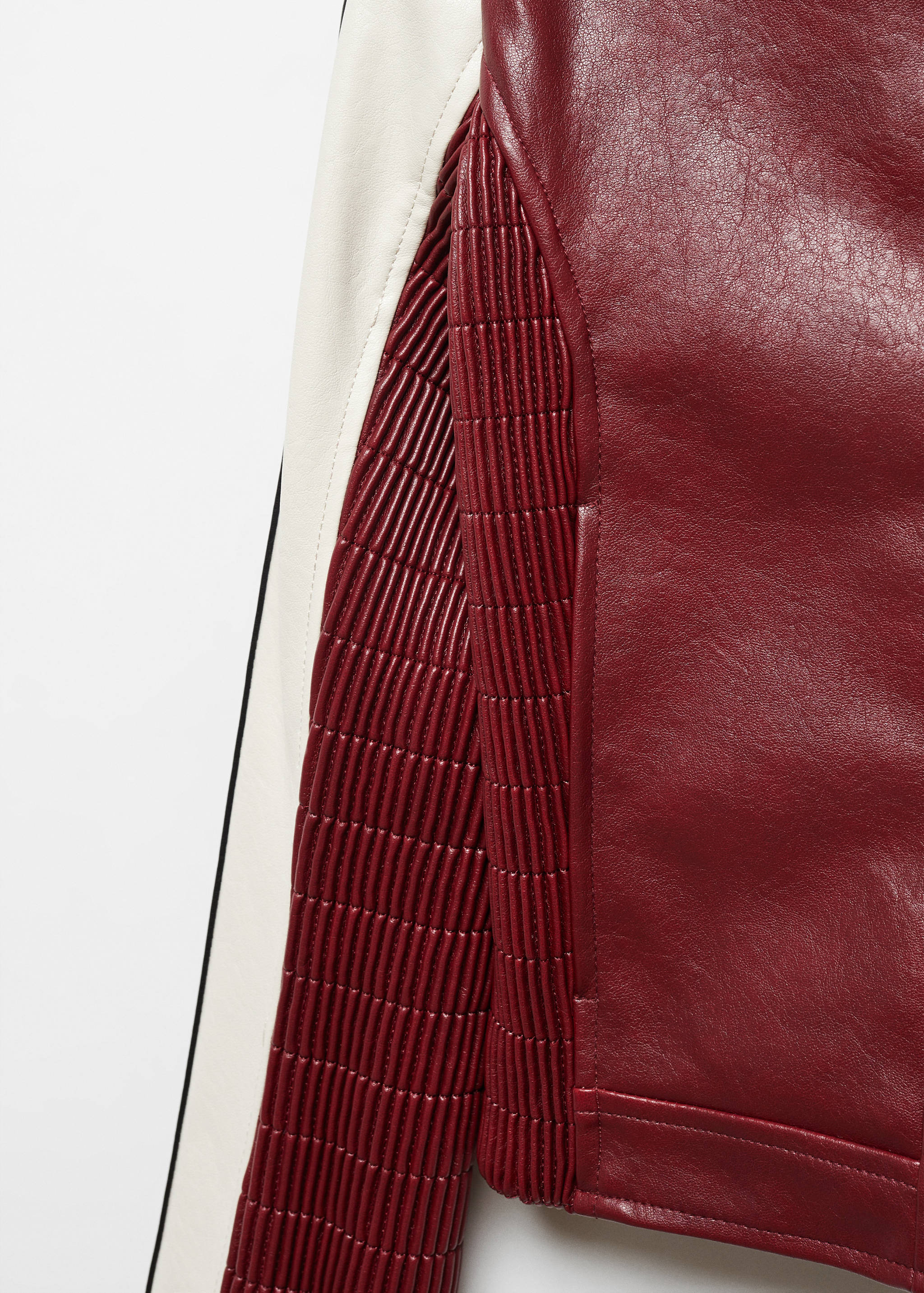 Cazadora biker efecto piel - Detalle del artículo 8