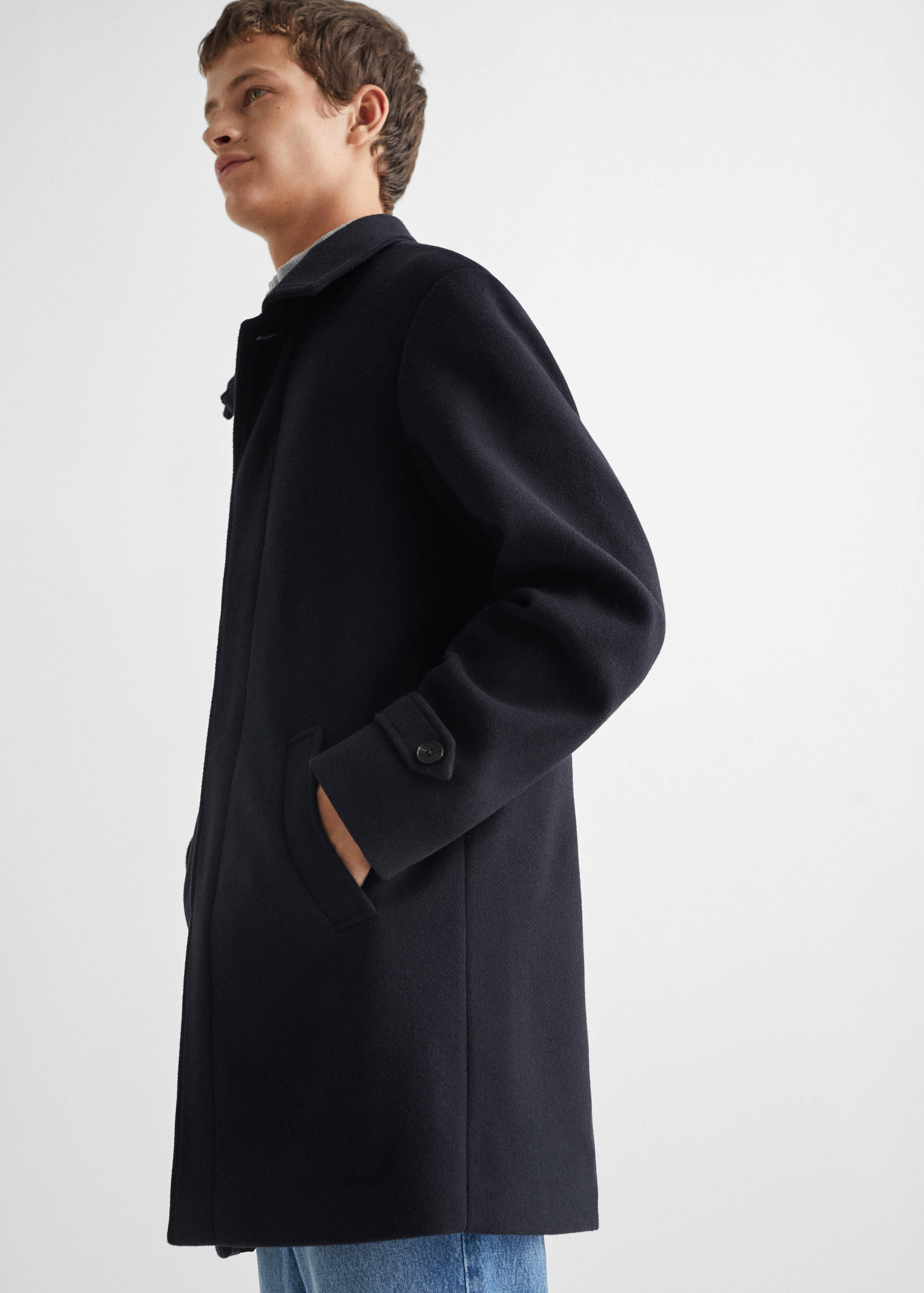 Coat with classic collar - Details of the article 4