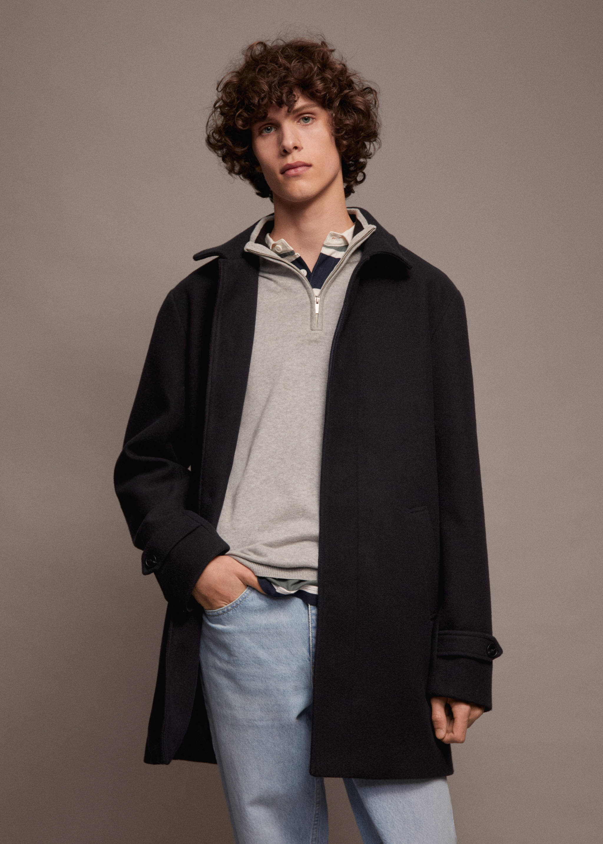 Coat with classic collar - Details of the article 6