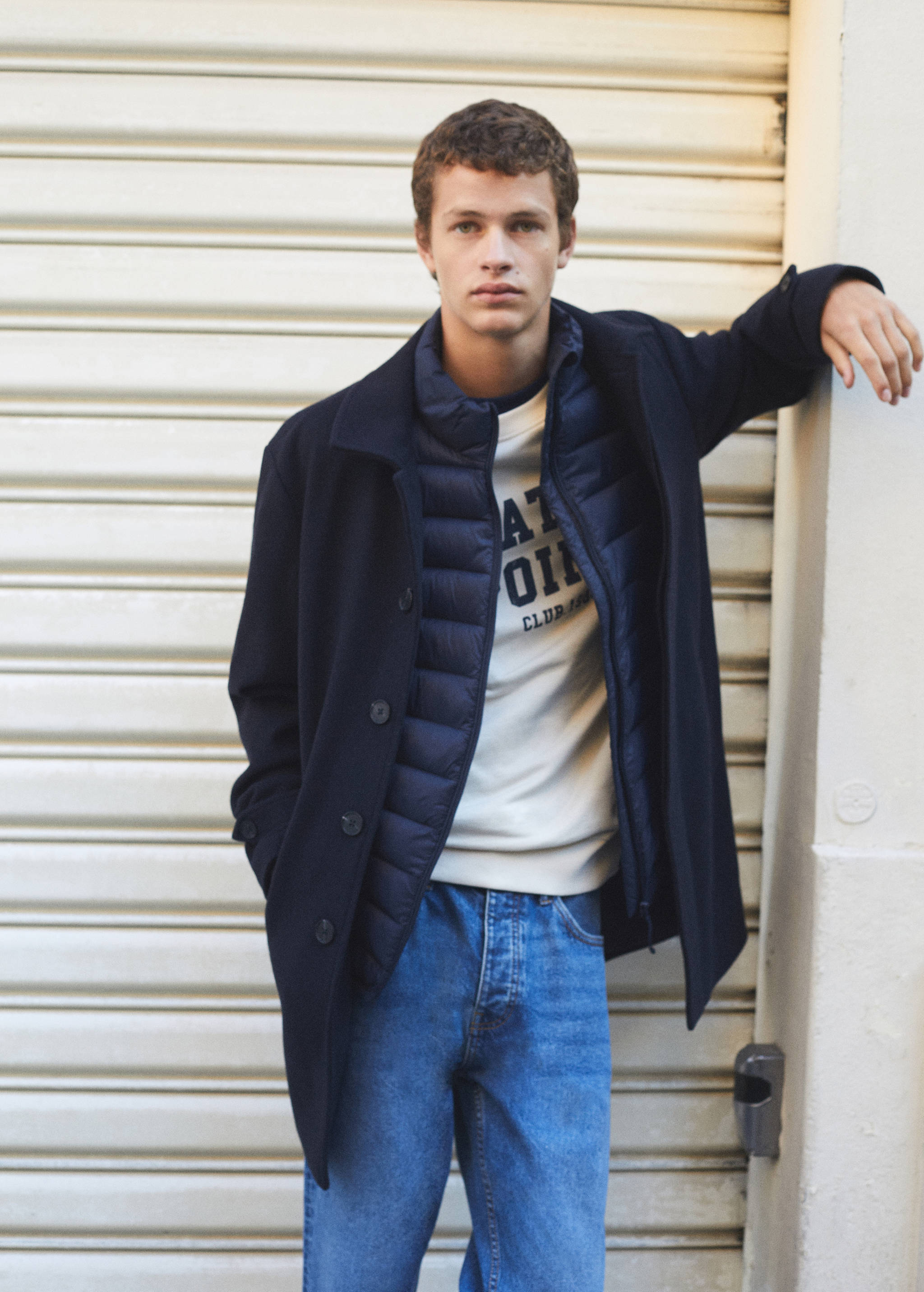 Coat with classic collar - Details of the article 5