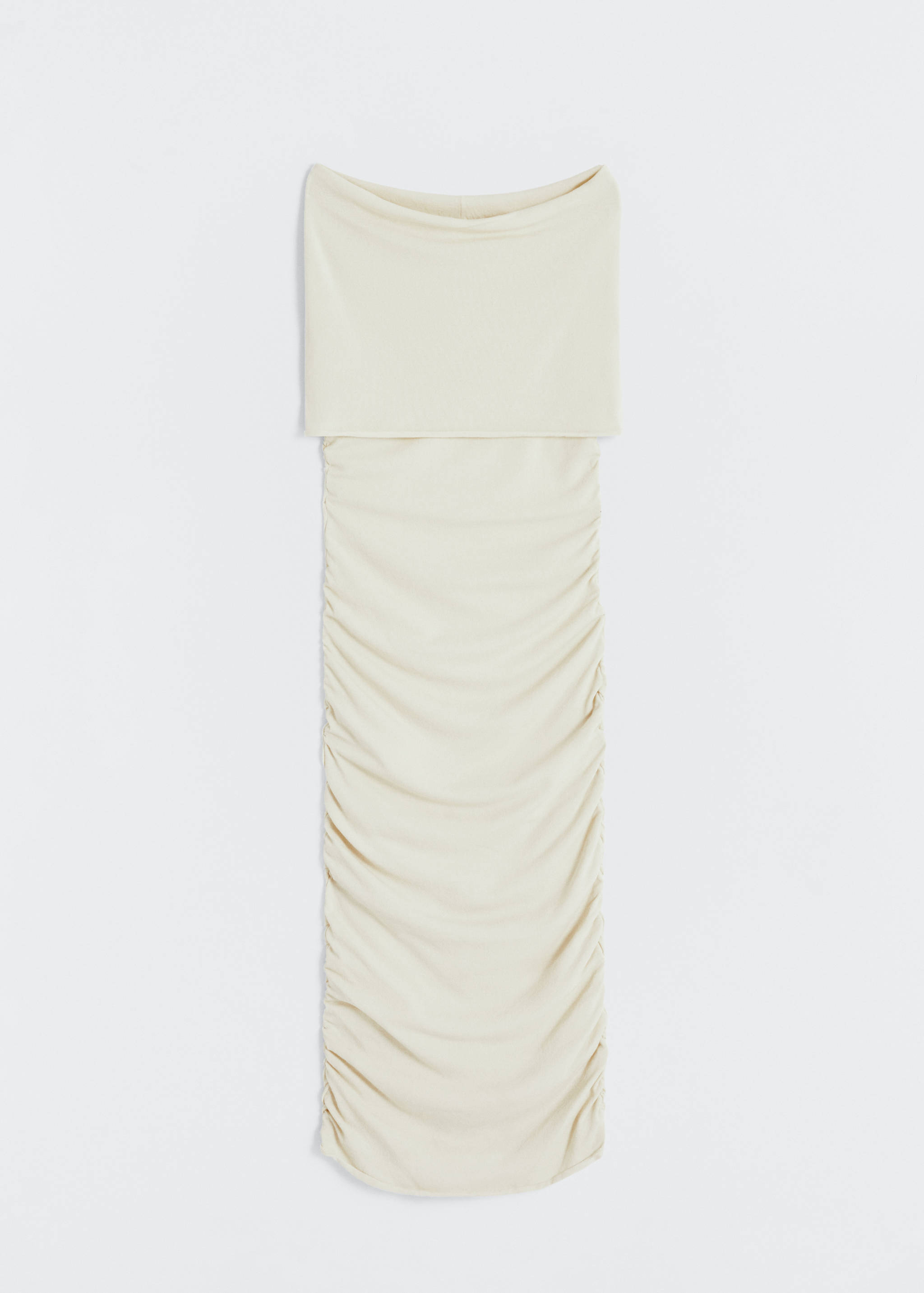 Robe drapée épaules dénudées - Article sans modèle