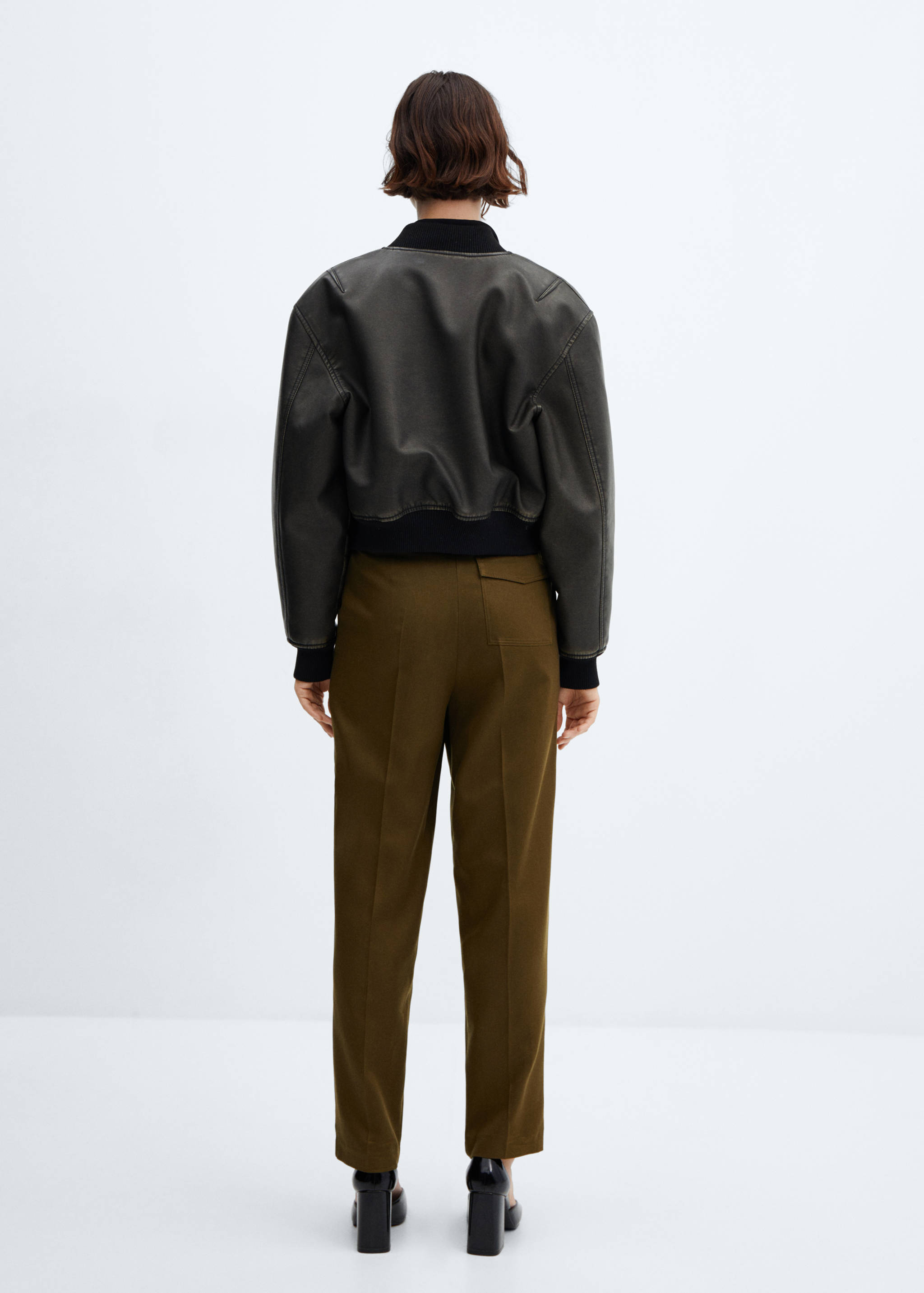 Dart high waist trousers - Reverse of the article