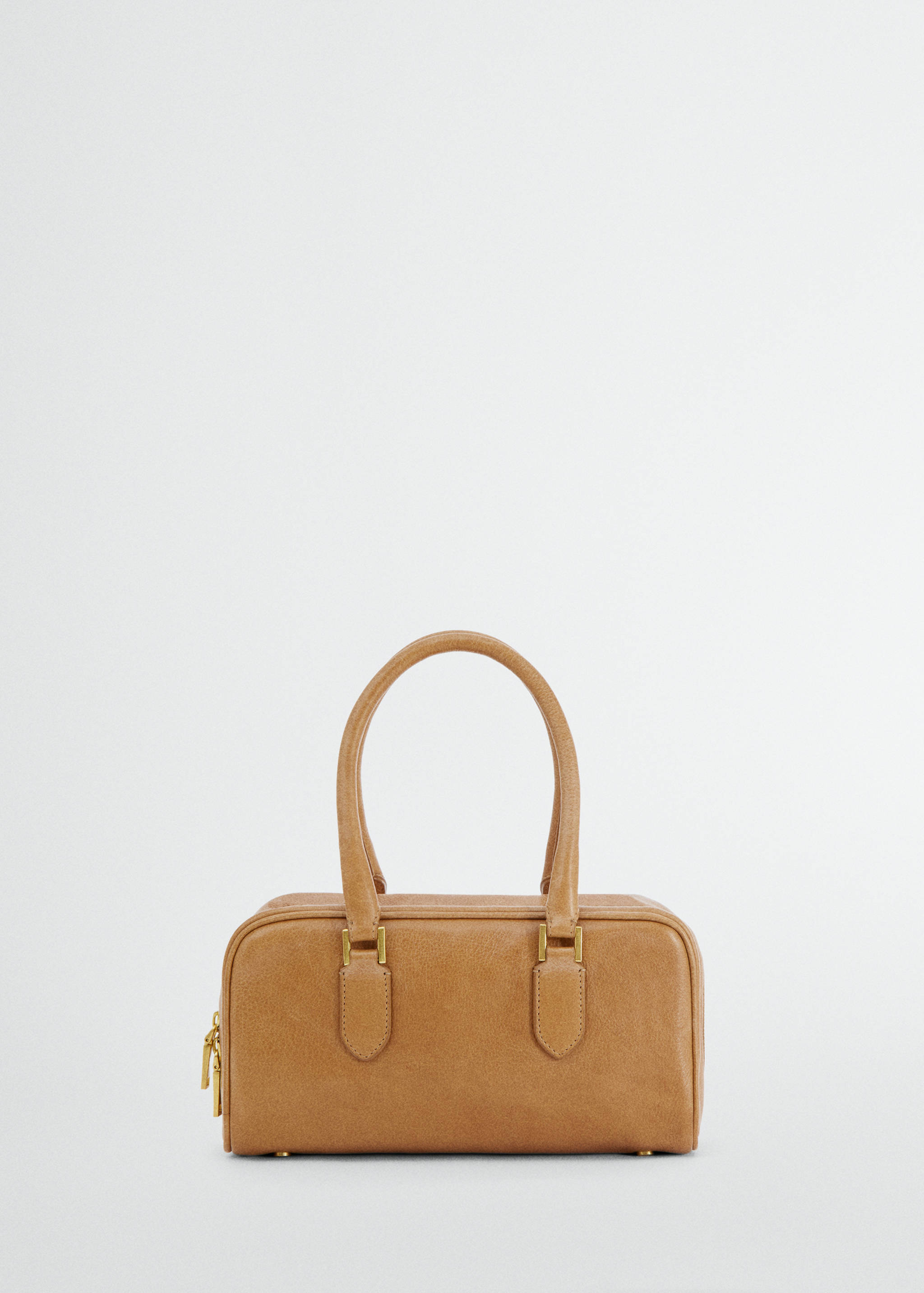 Rectangular leather handbag - Article without model