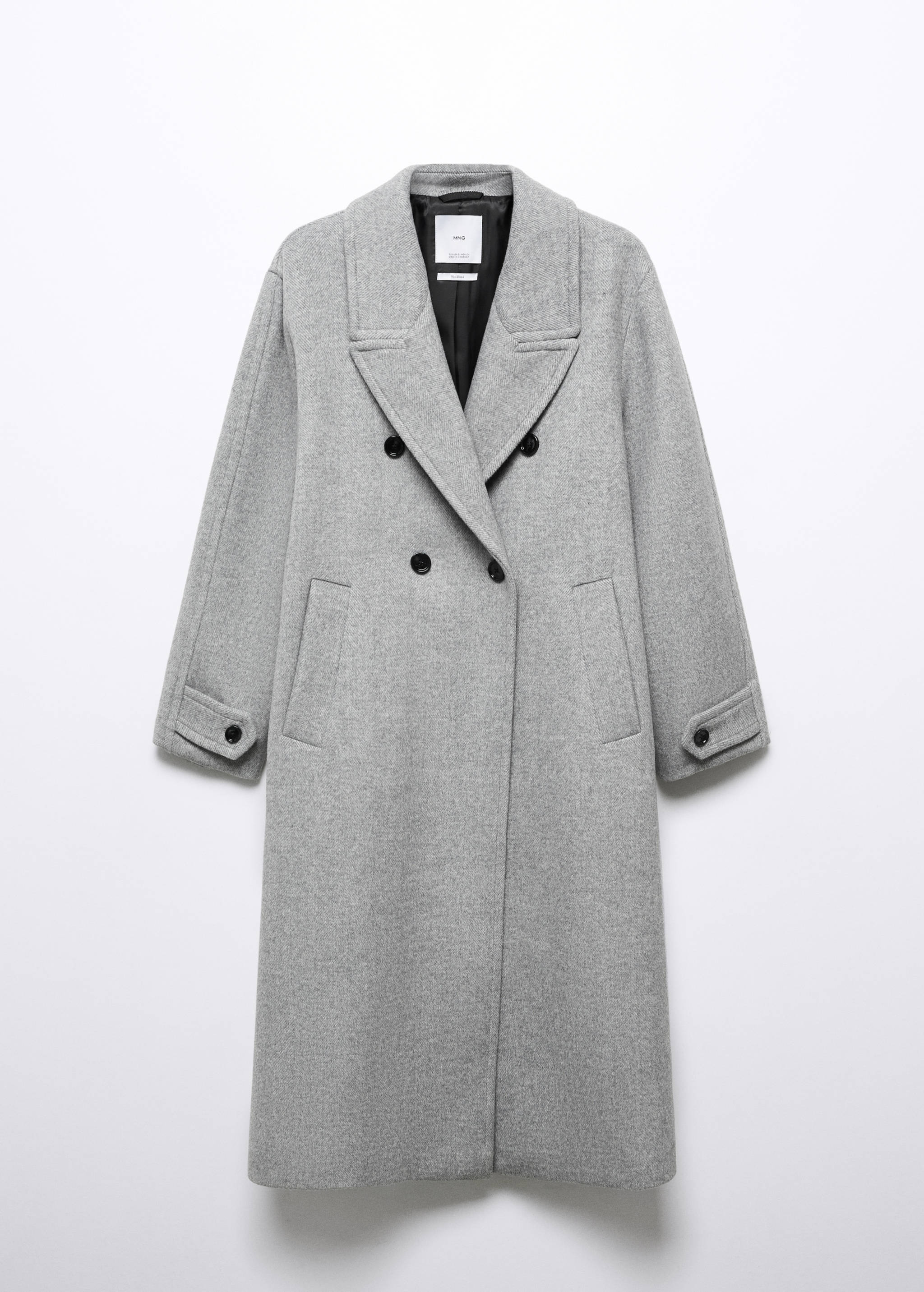 Oversize wool coat - Article without model
