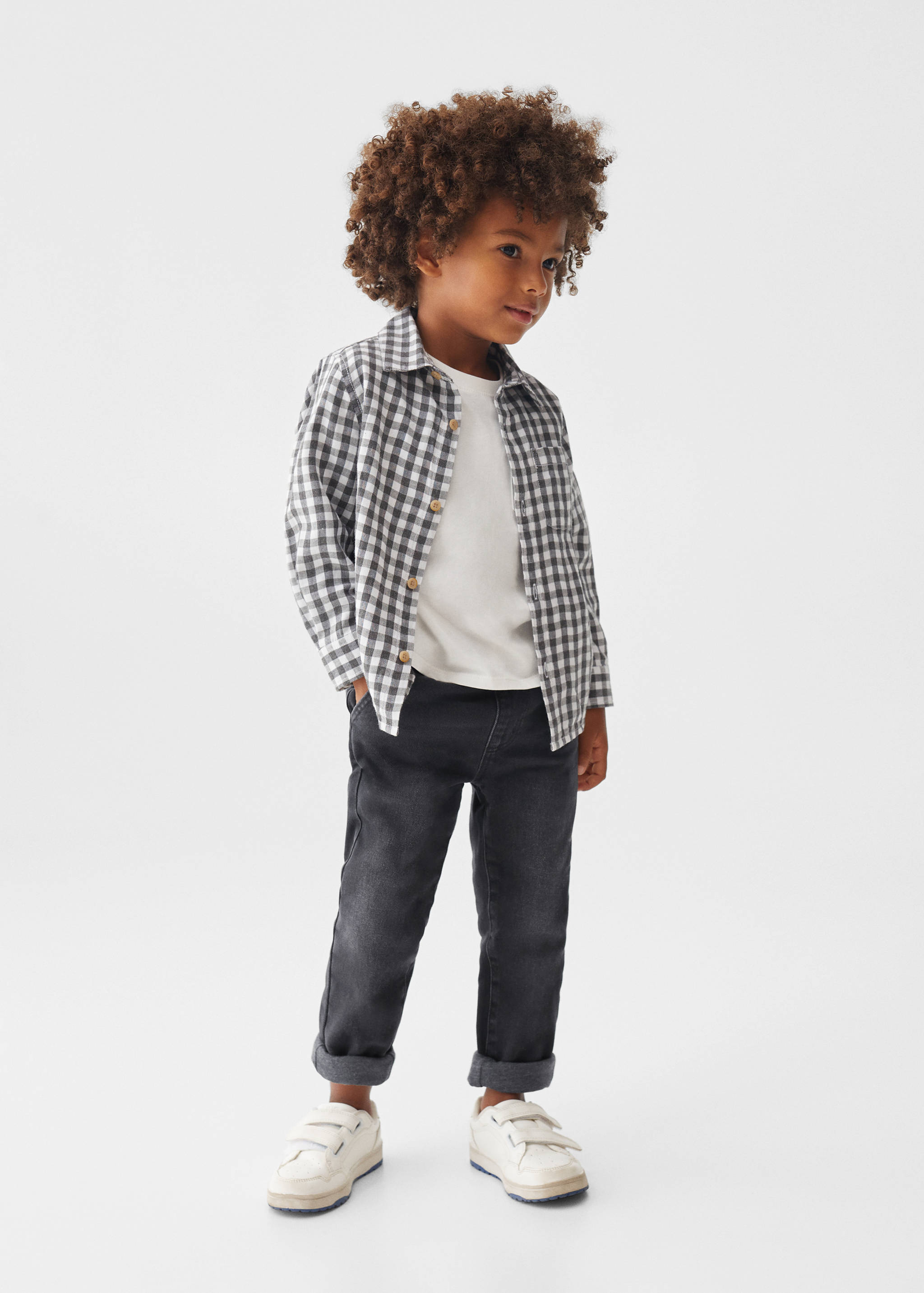 Drawstring waist jeans - General plane