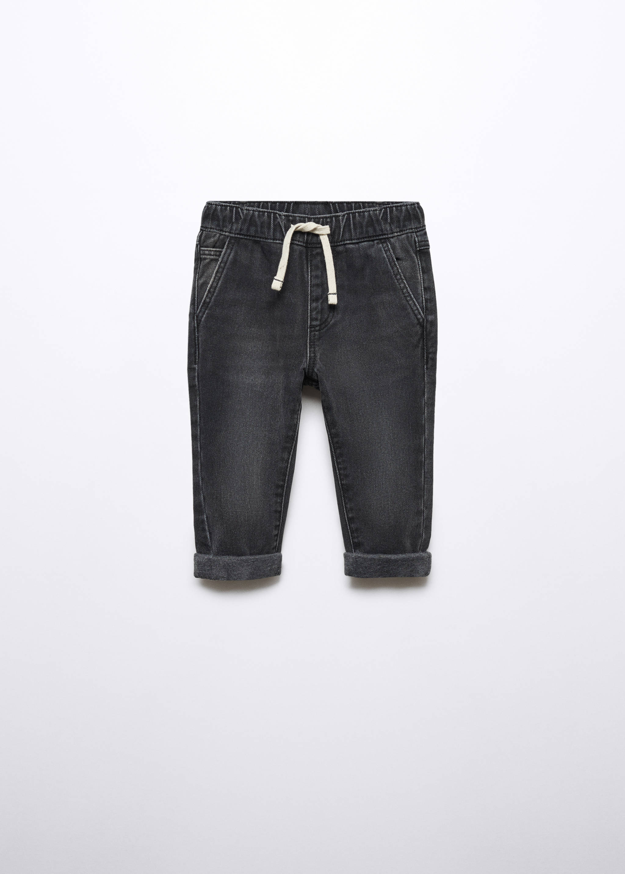 Drawstring waist jeans - Article without model