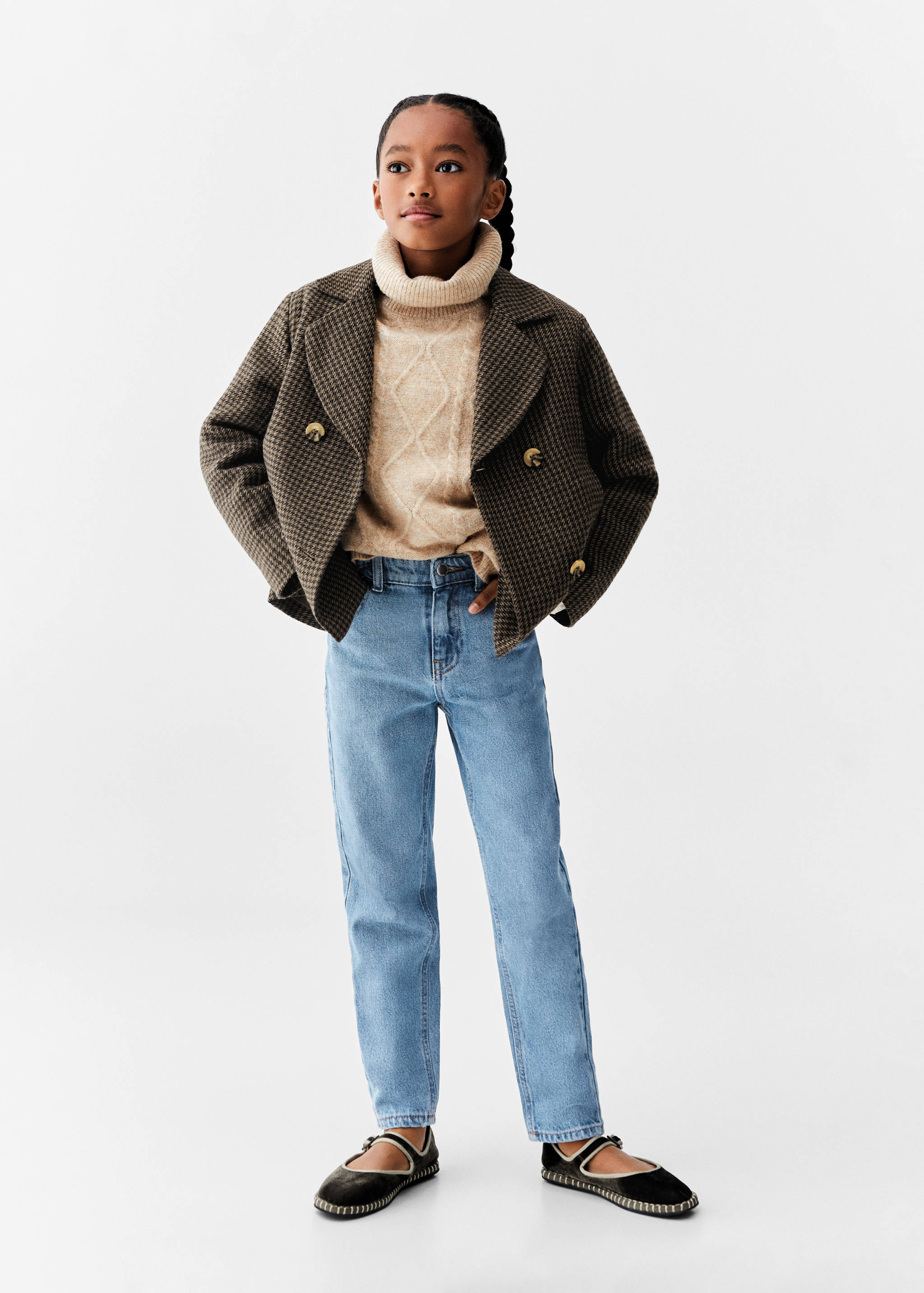 Джинсы mom-fit из хлопка - Общий план