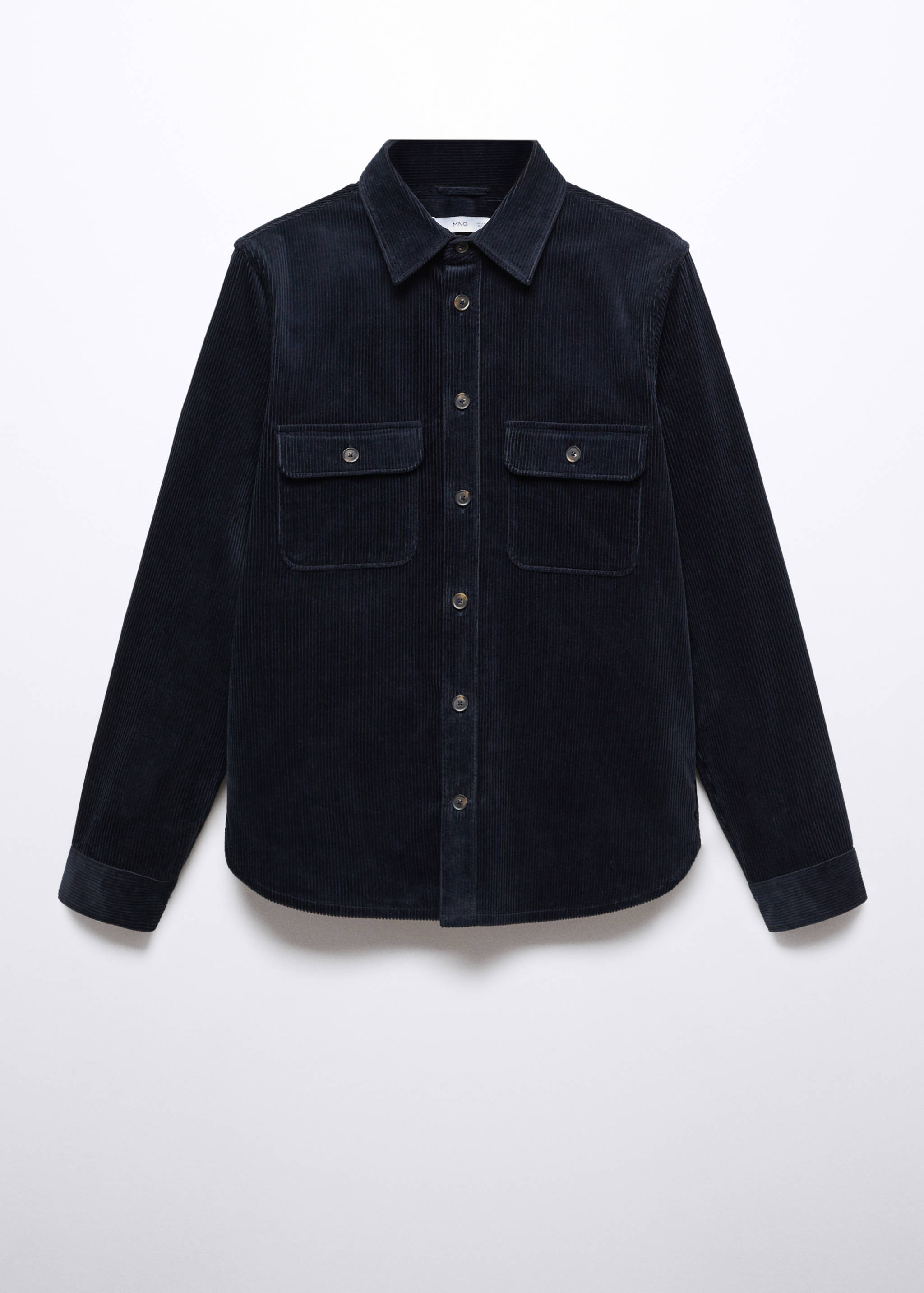 Corduroy pockets overshirt - Article without model