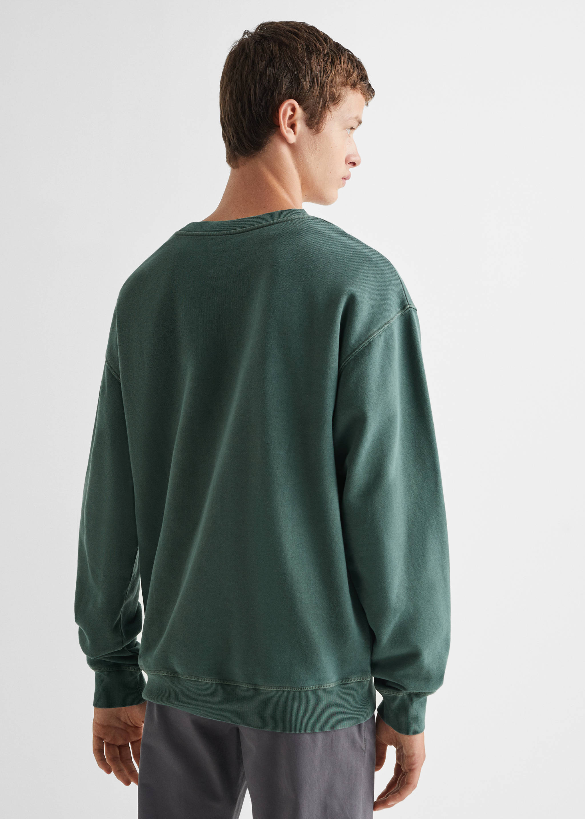 Sweat-shirt basique coton - Verso de l’article