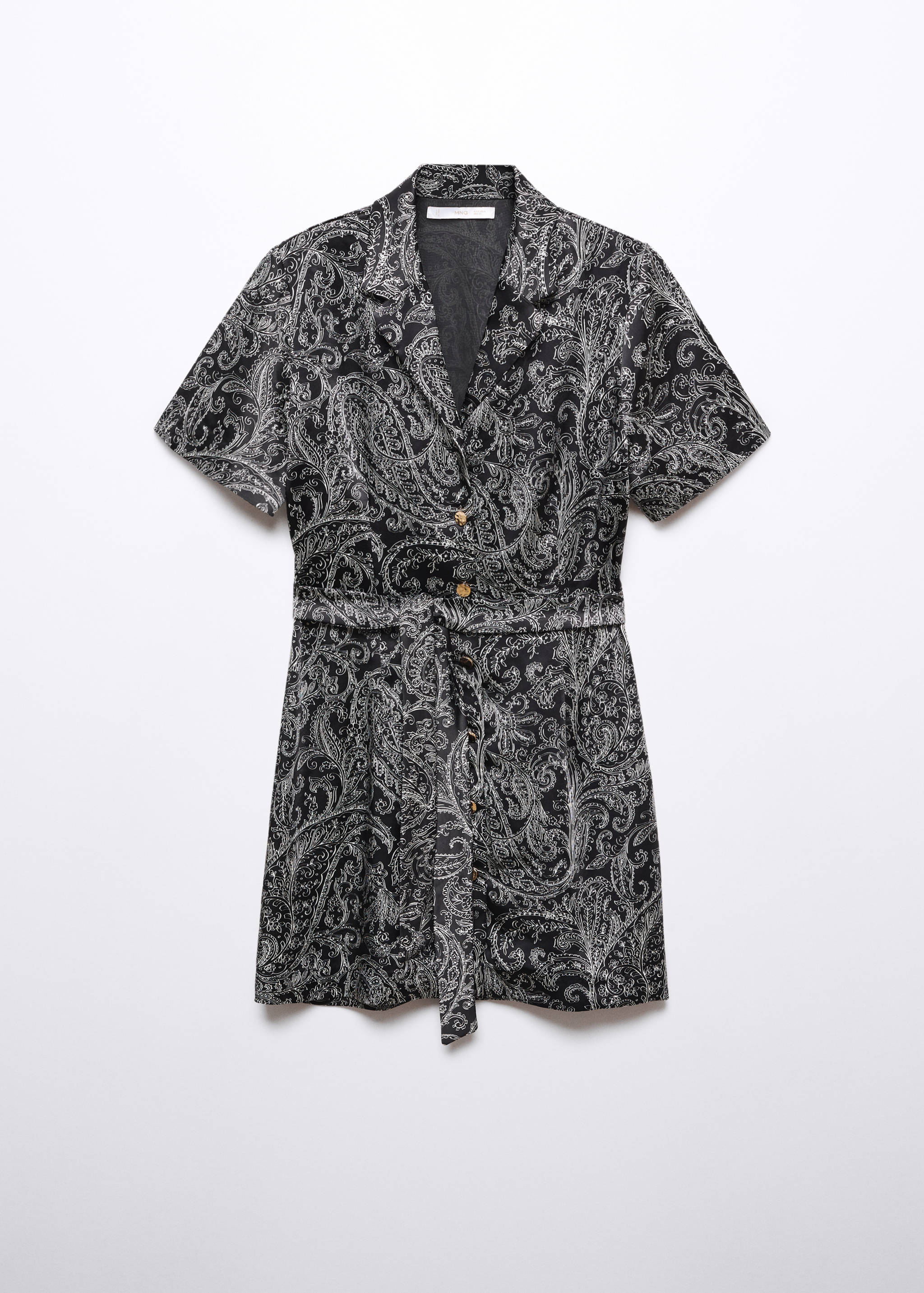 Vestido camisero estampado paisley - Artículo sin modelo