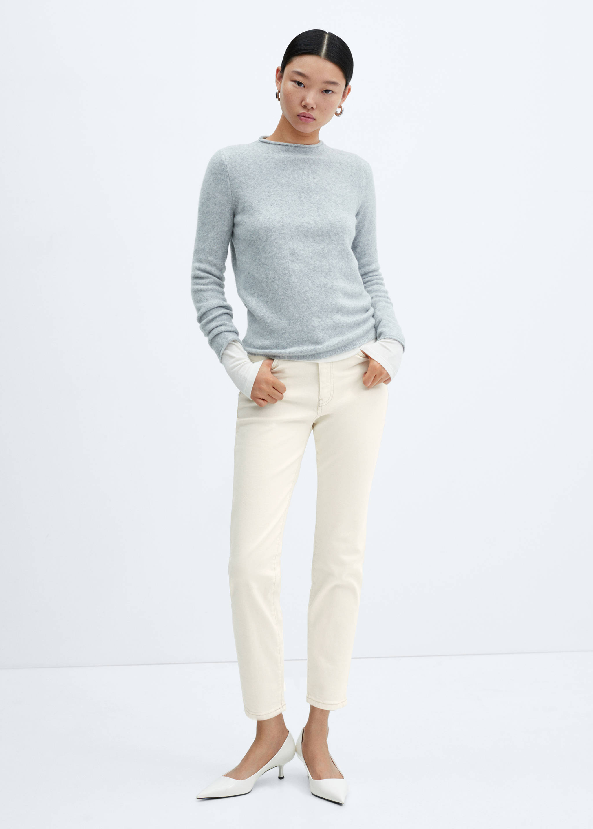 Jeans slim cropped - Plano general