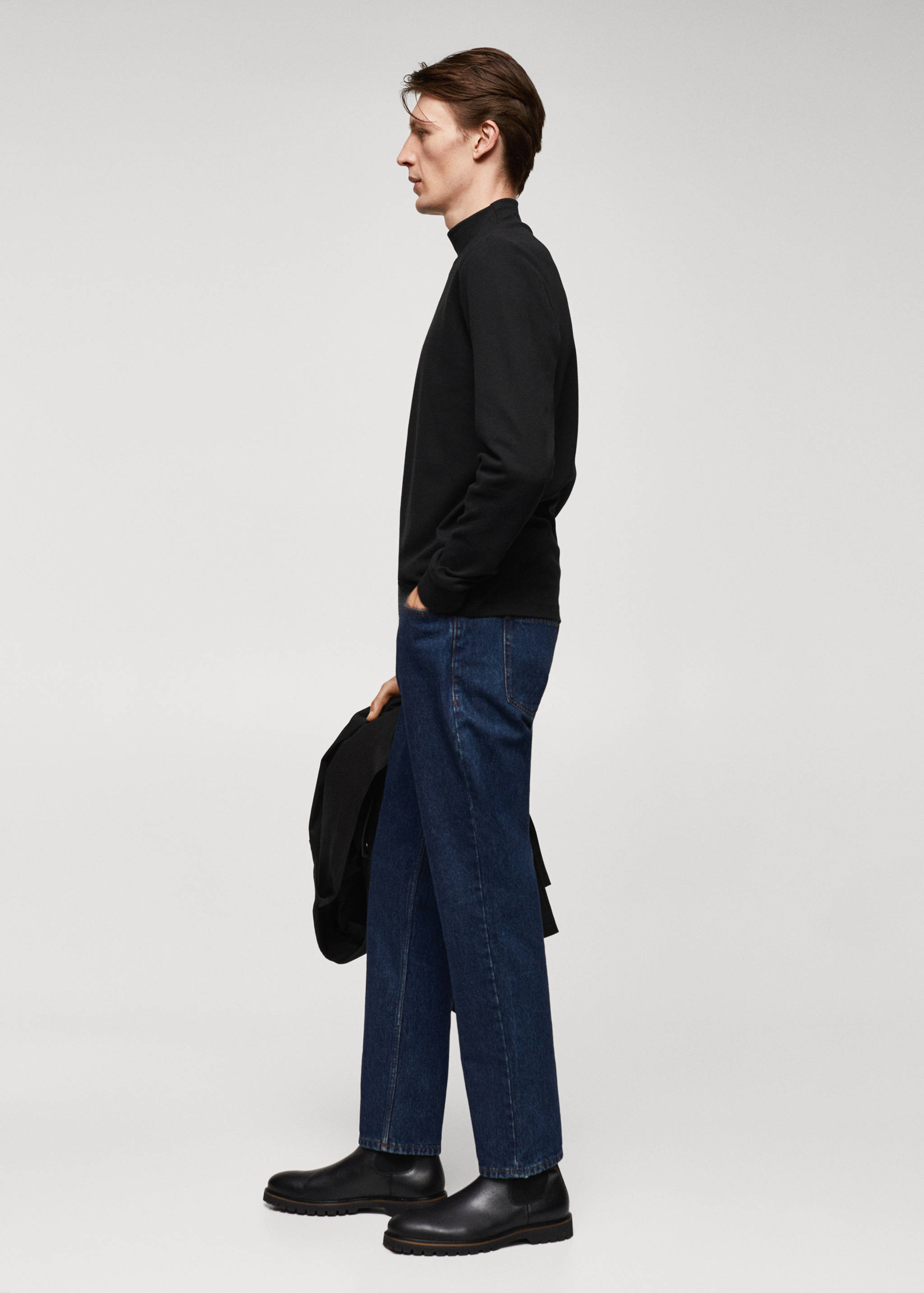 T-shirt manches longues col montant - Détail de l'article 2