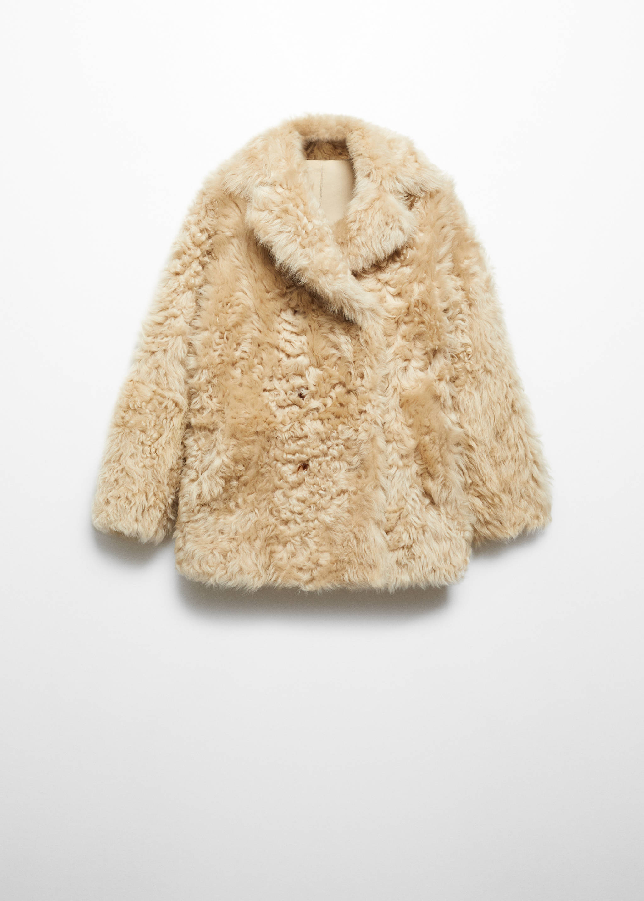 Дубленка с мехом наружу - Изделие без модели