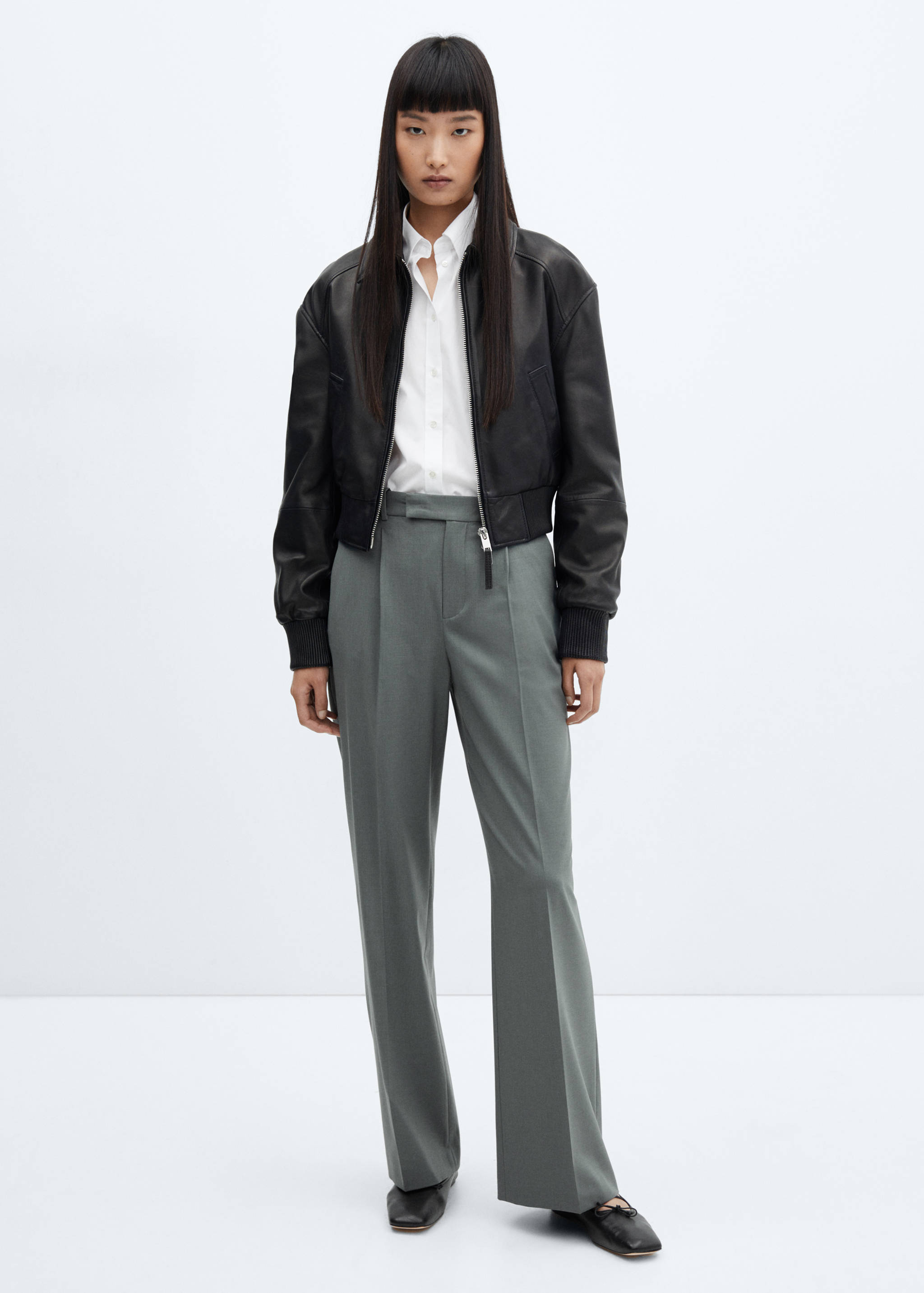 Pantalon droit laine - Plan général