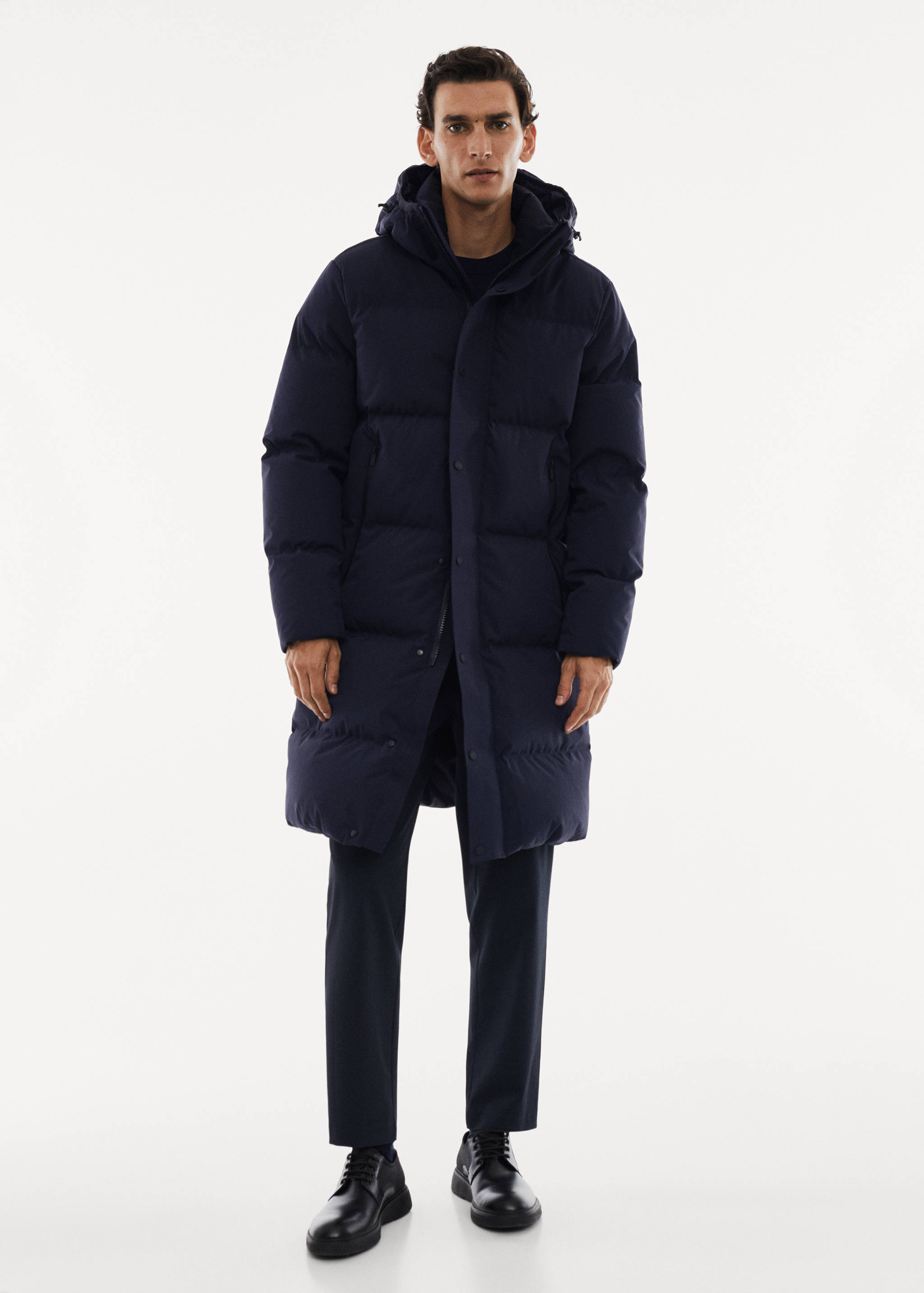 Anorak pluma water repellent - Plano general