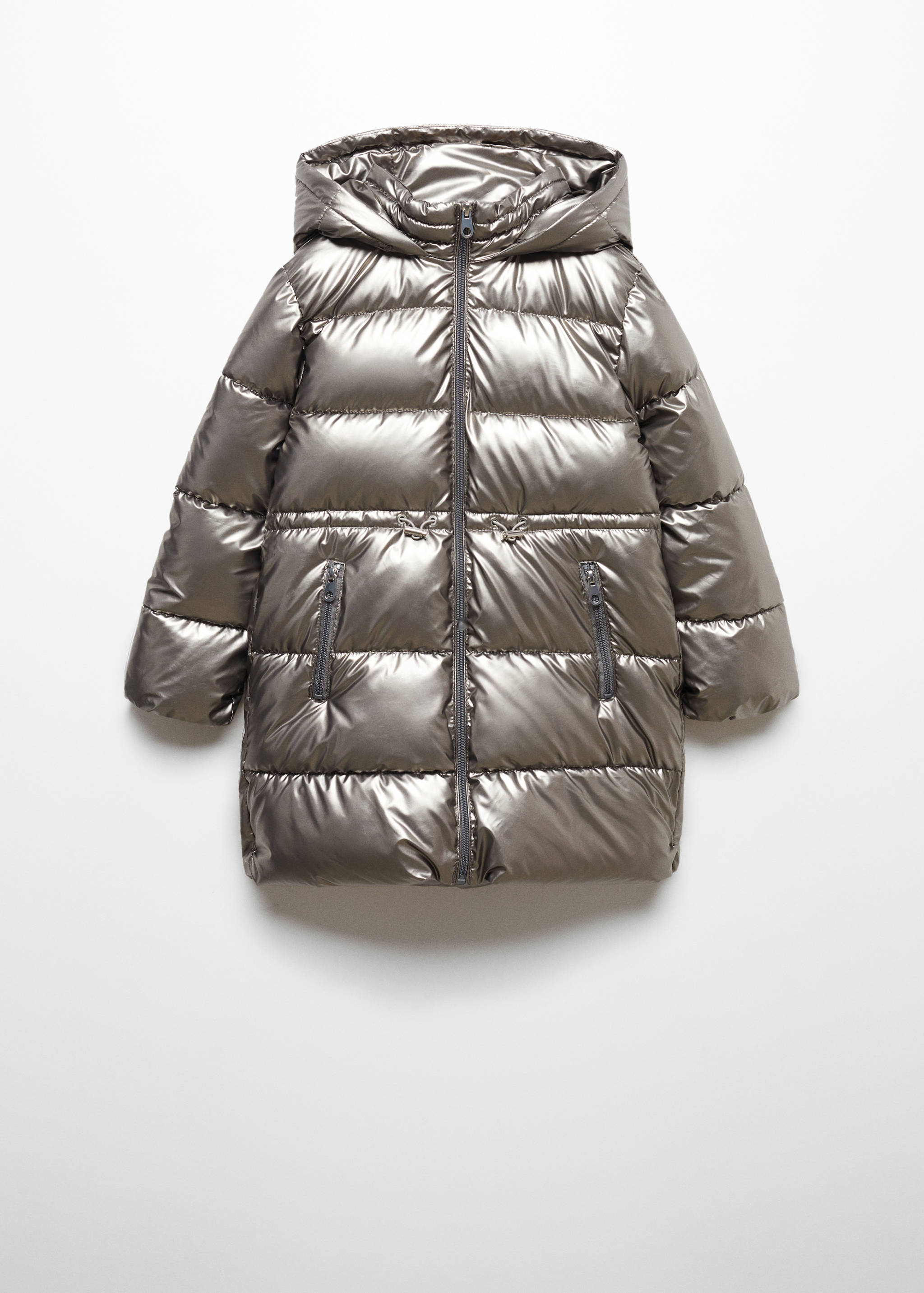 Metallic puffer jacket - Article without model