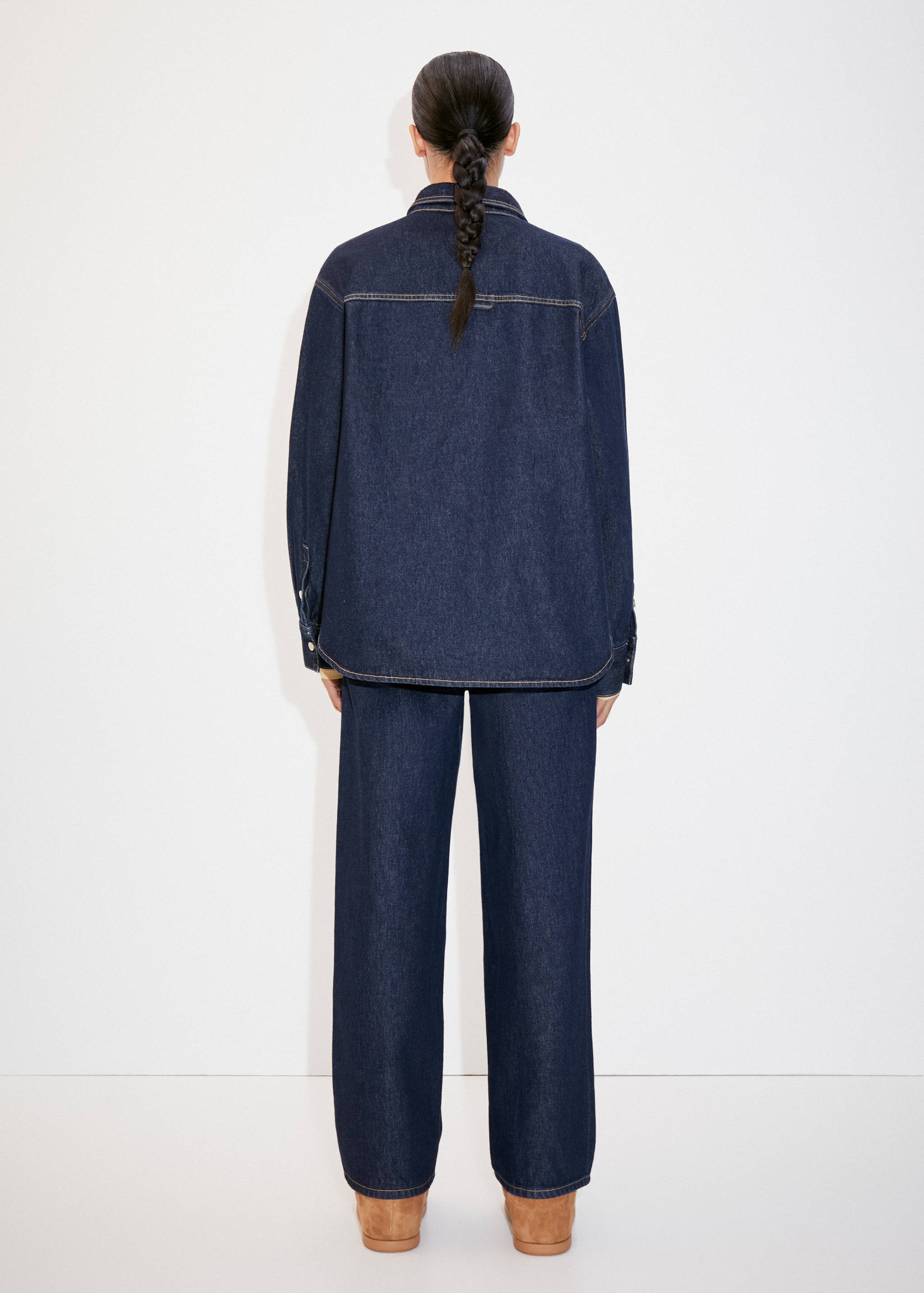 Surchemise oversize denim - Verso de l’article