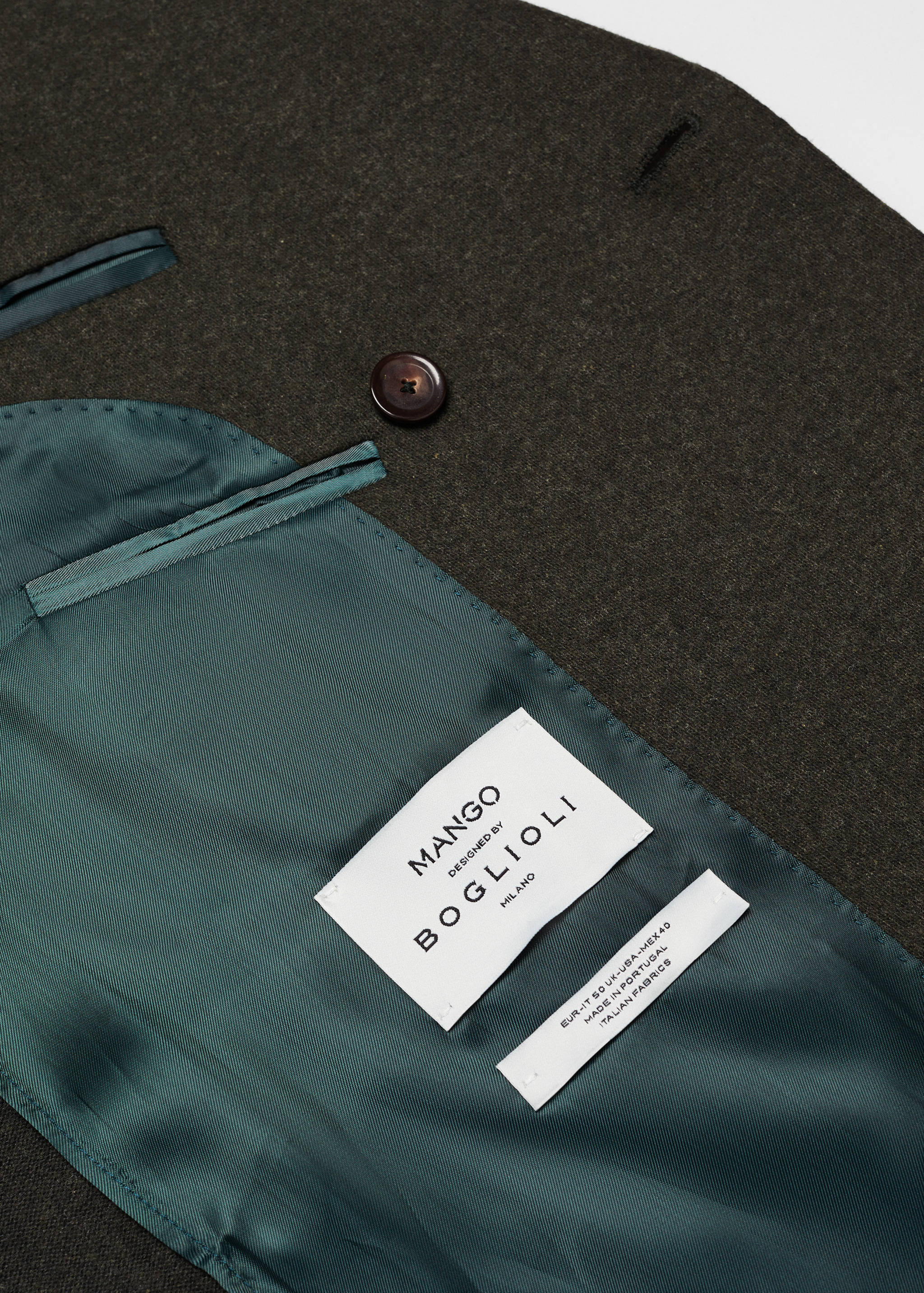 Virgin wool double-breasted blazer - Details of the article 0