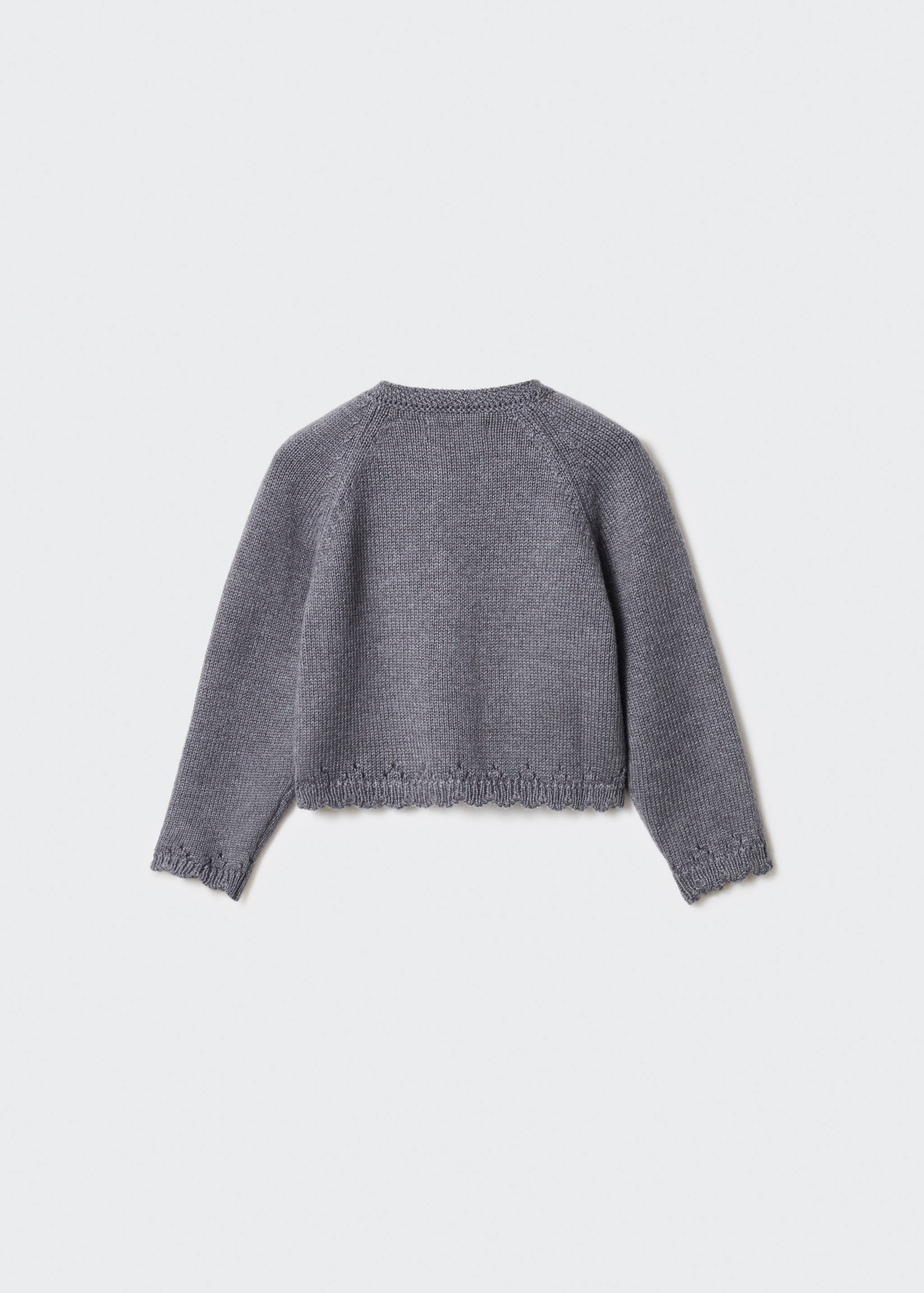 Cardigan maille boutons - Verso de l’article