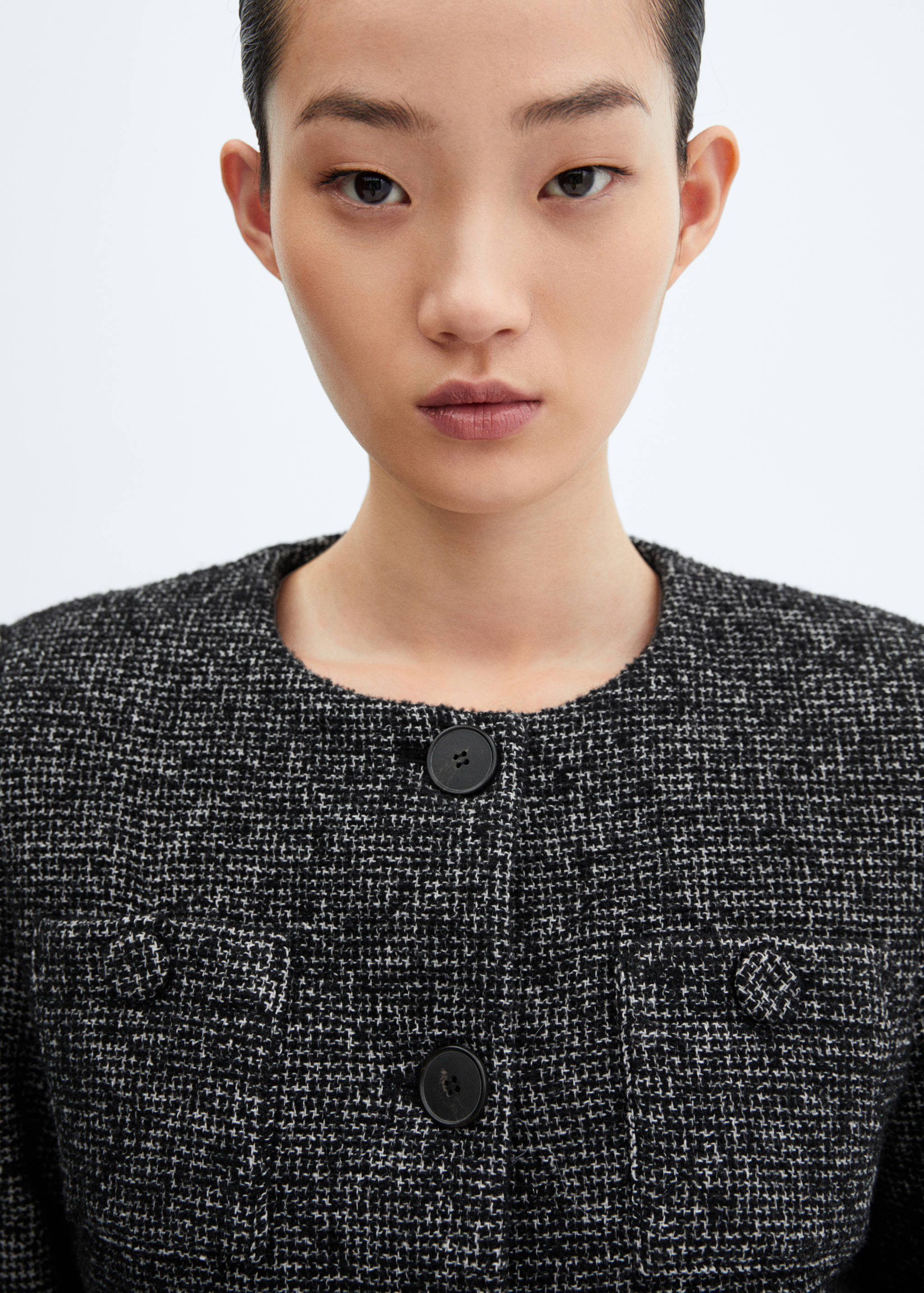 Pocket tweed jacket - Details of the article 1