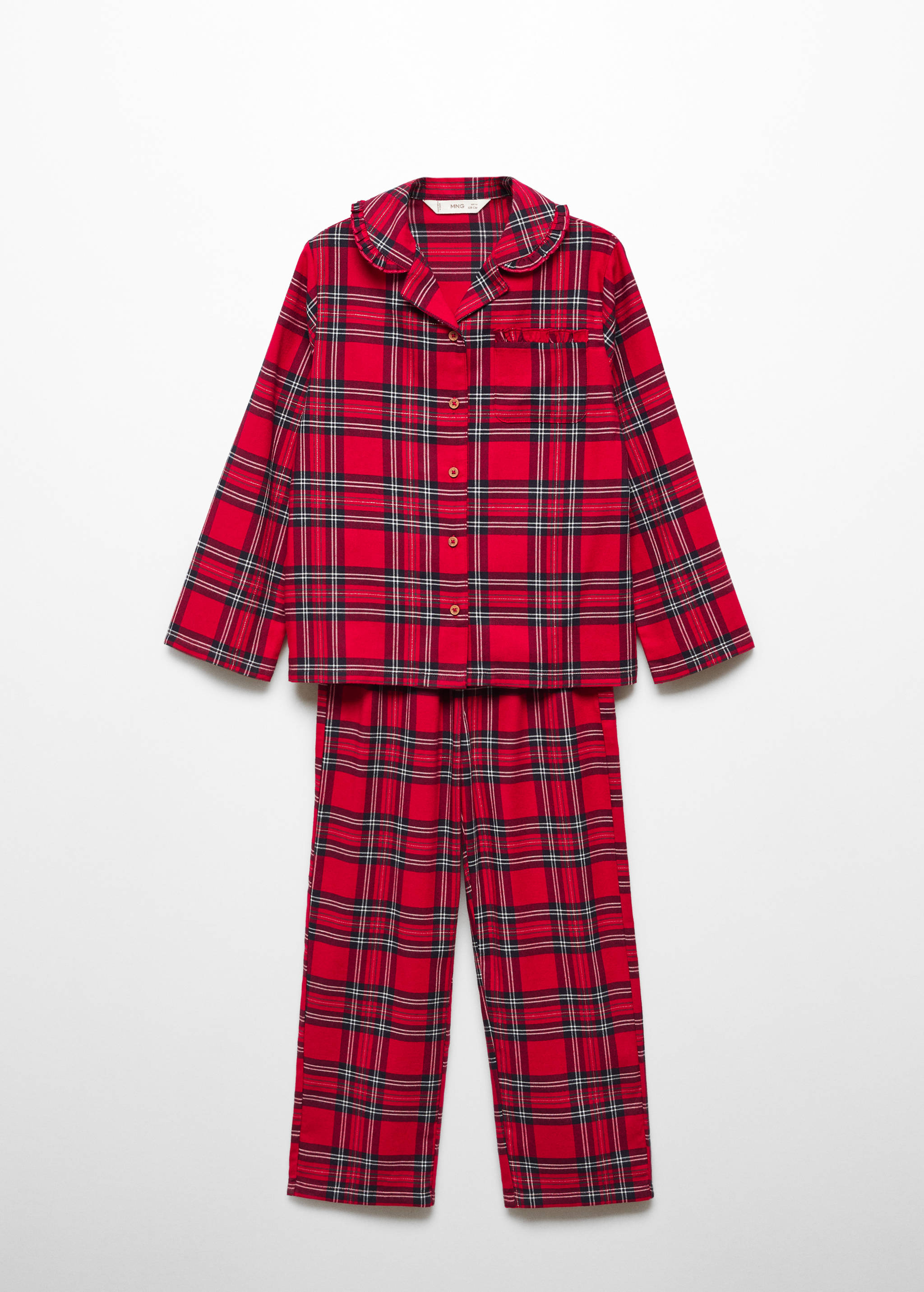 Pijama dos piezas largo cuadros - Artículo sin modelo