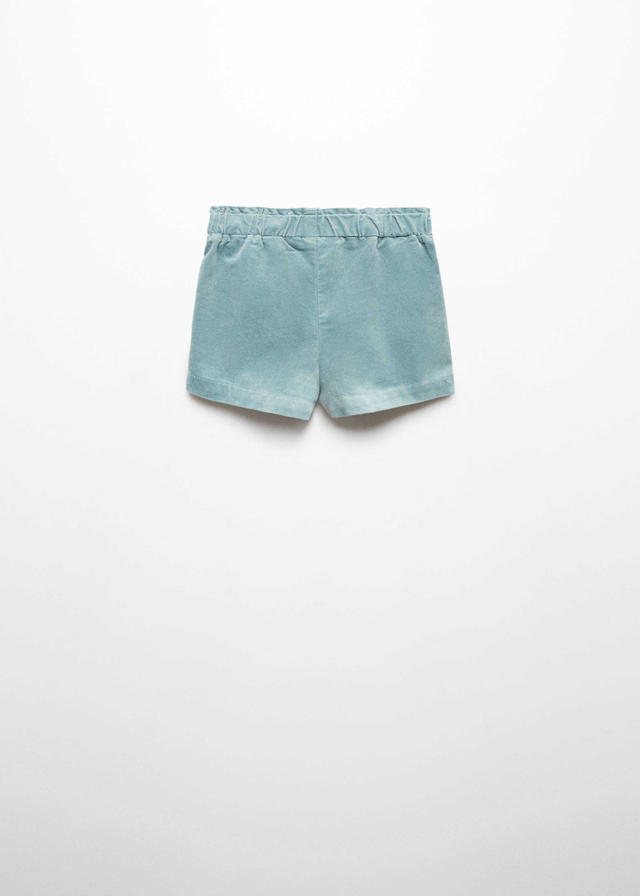 Velvet short - Reverse of the article