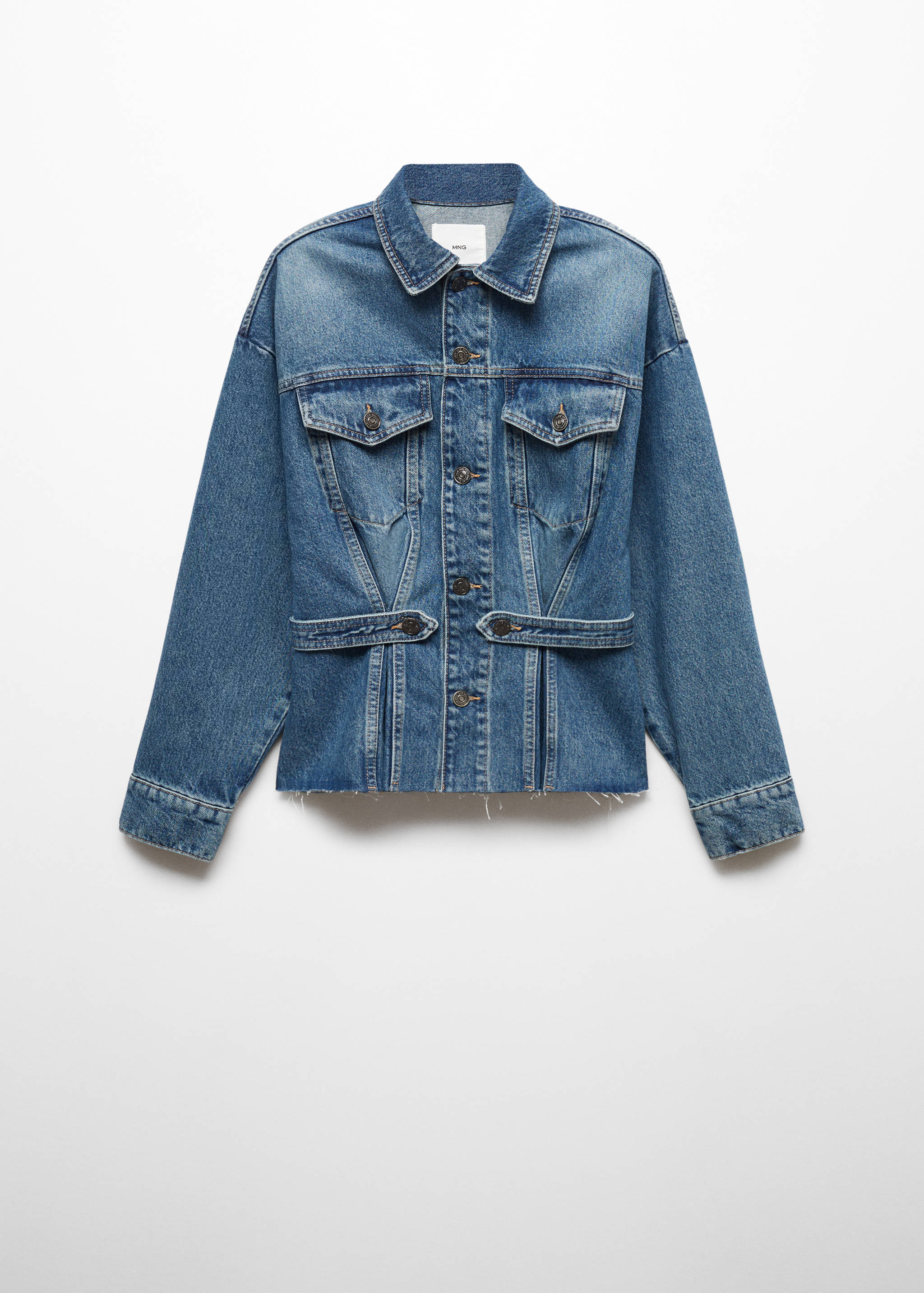 Fitted denim jacket - Article without model