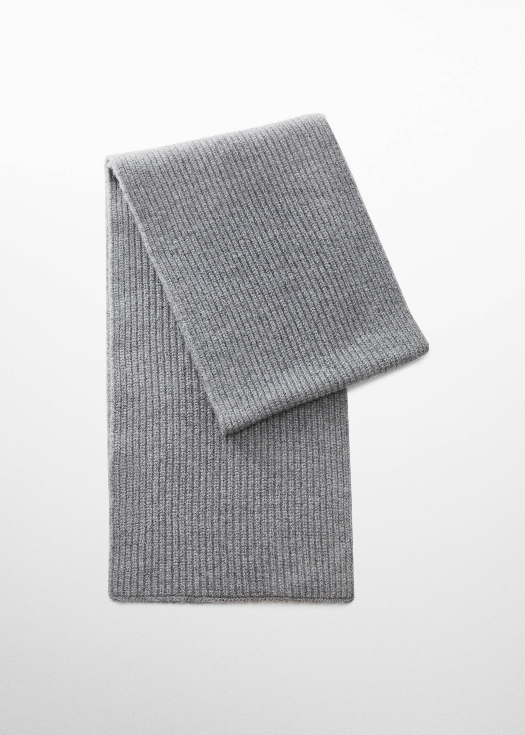 Ribbed wool-blend scarf - Article without model
