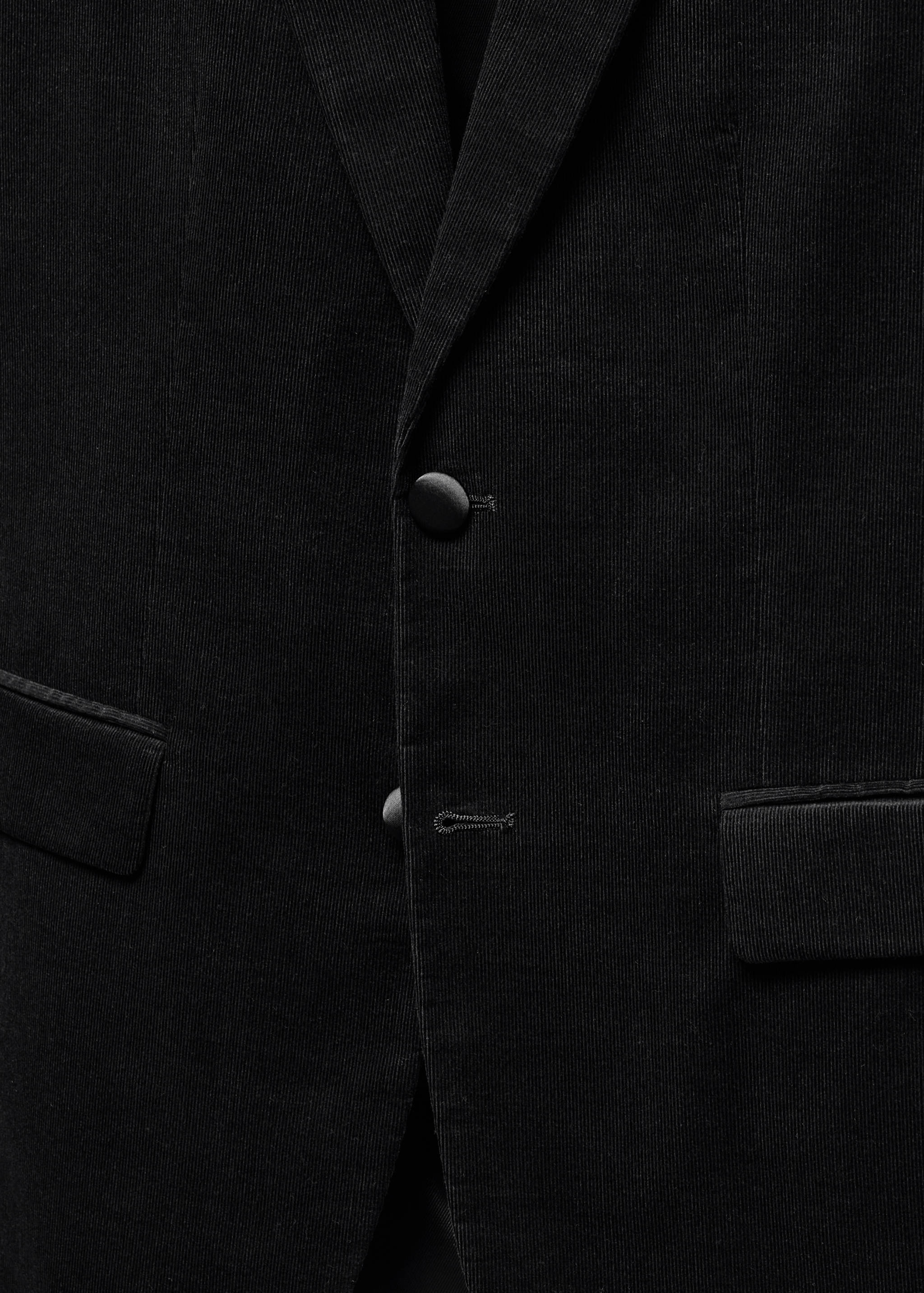 Slim fit corduroy blazer - Details of the article 8